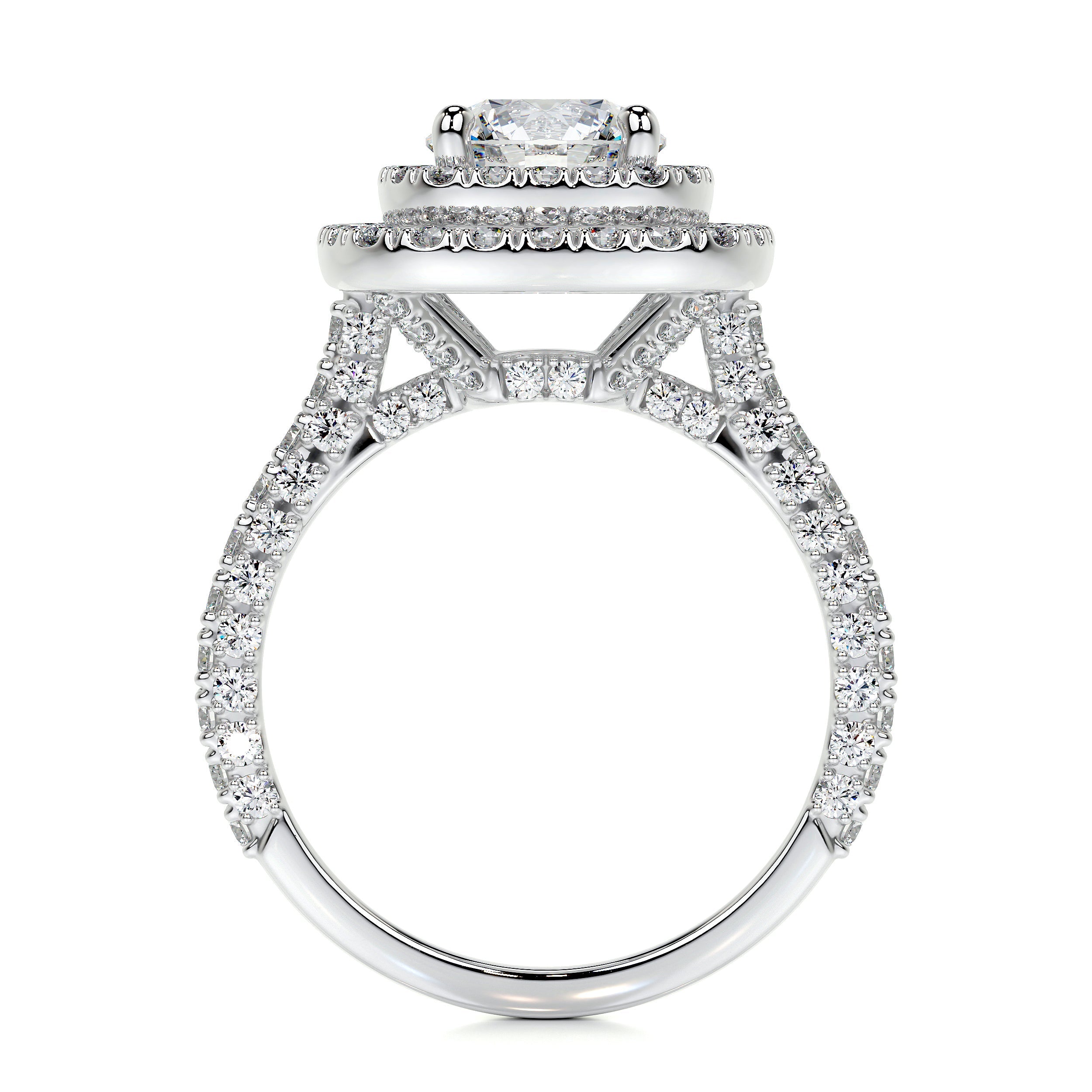 Carmen Lab Grown Diamond Ring   (2.25 Carat) -14K White Gold