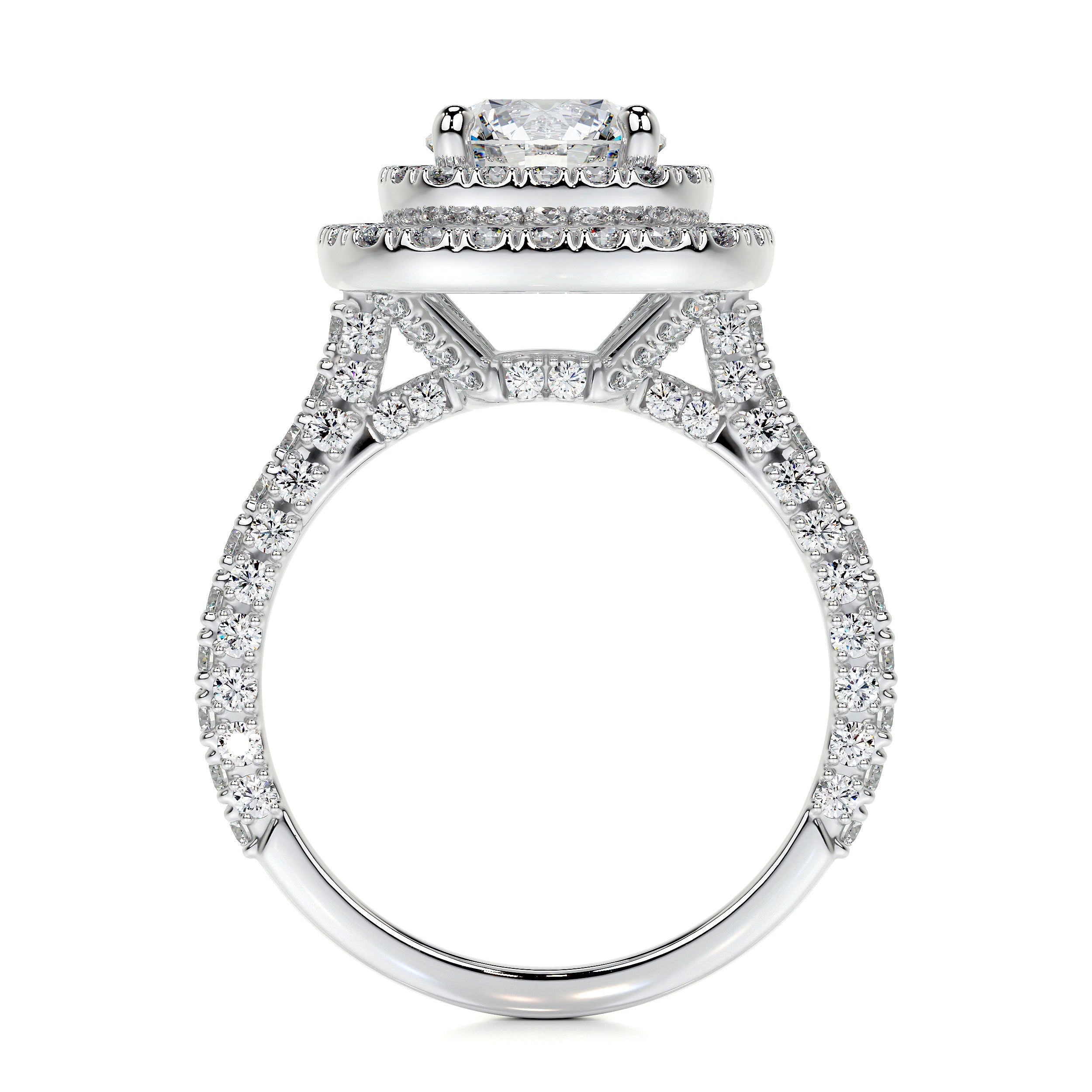 Carmen Lab Grown Diamond Ring (2.25 Carat) -18K White Gold