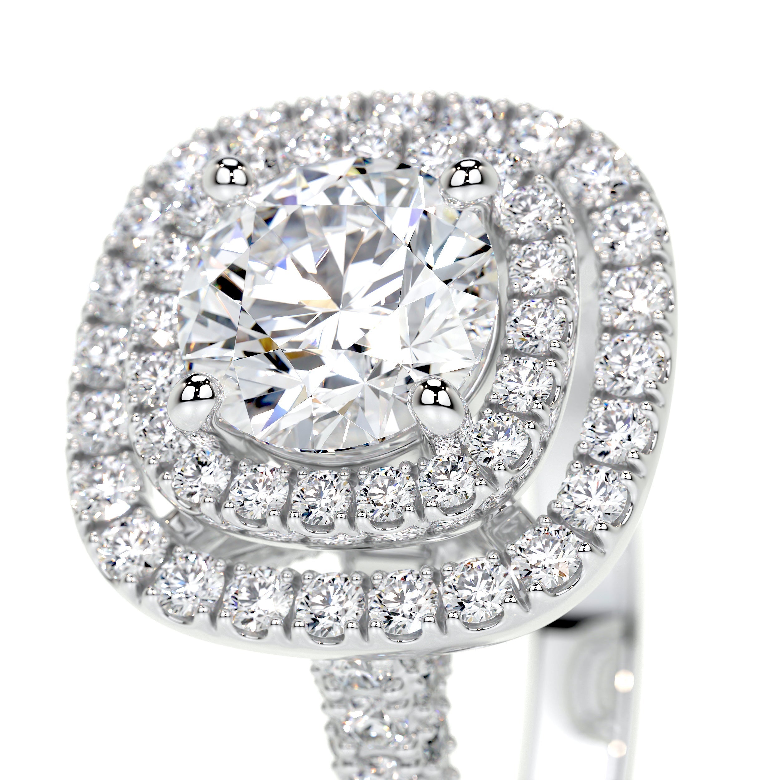 Carmen Lab Grown Diamond Ring (2.25 Carat) -14K White Gold