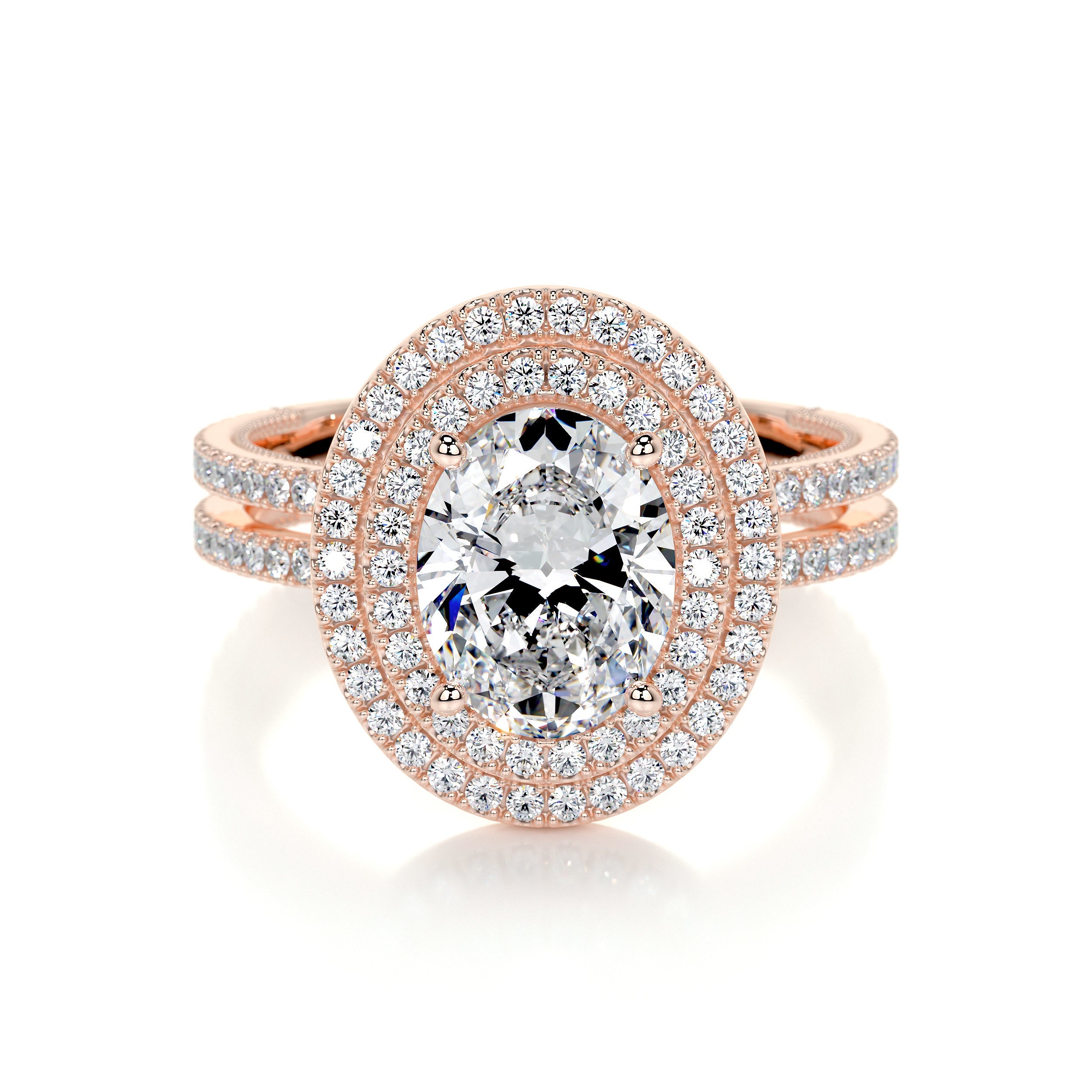 Willa Lab Grown Diamond Ring -14K Rose Gold