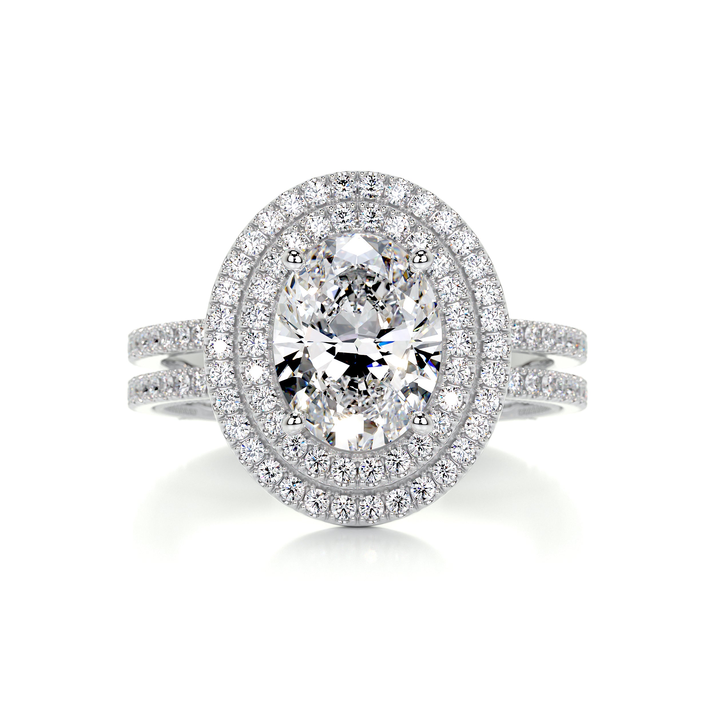Willa Diamond Engagement Ring -18K White Gold