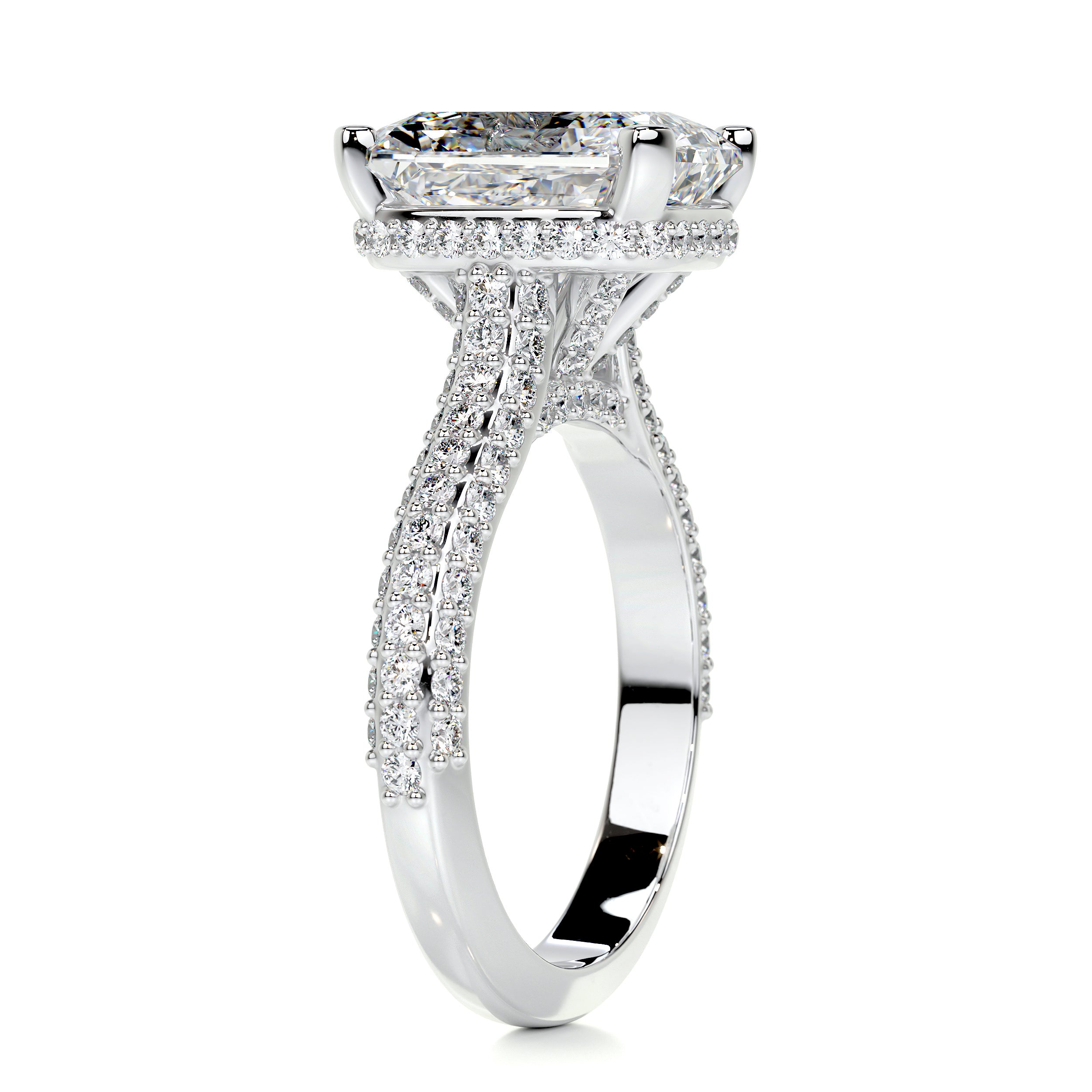 Joana Diamond Engagement Ring -18K White Gold