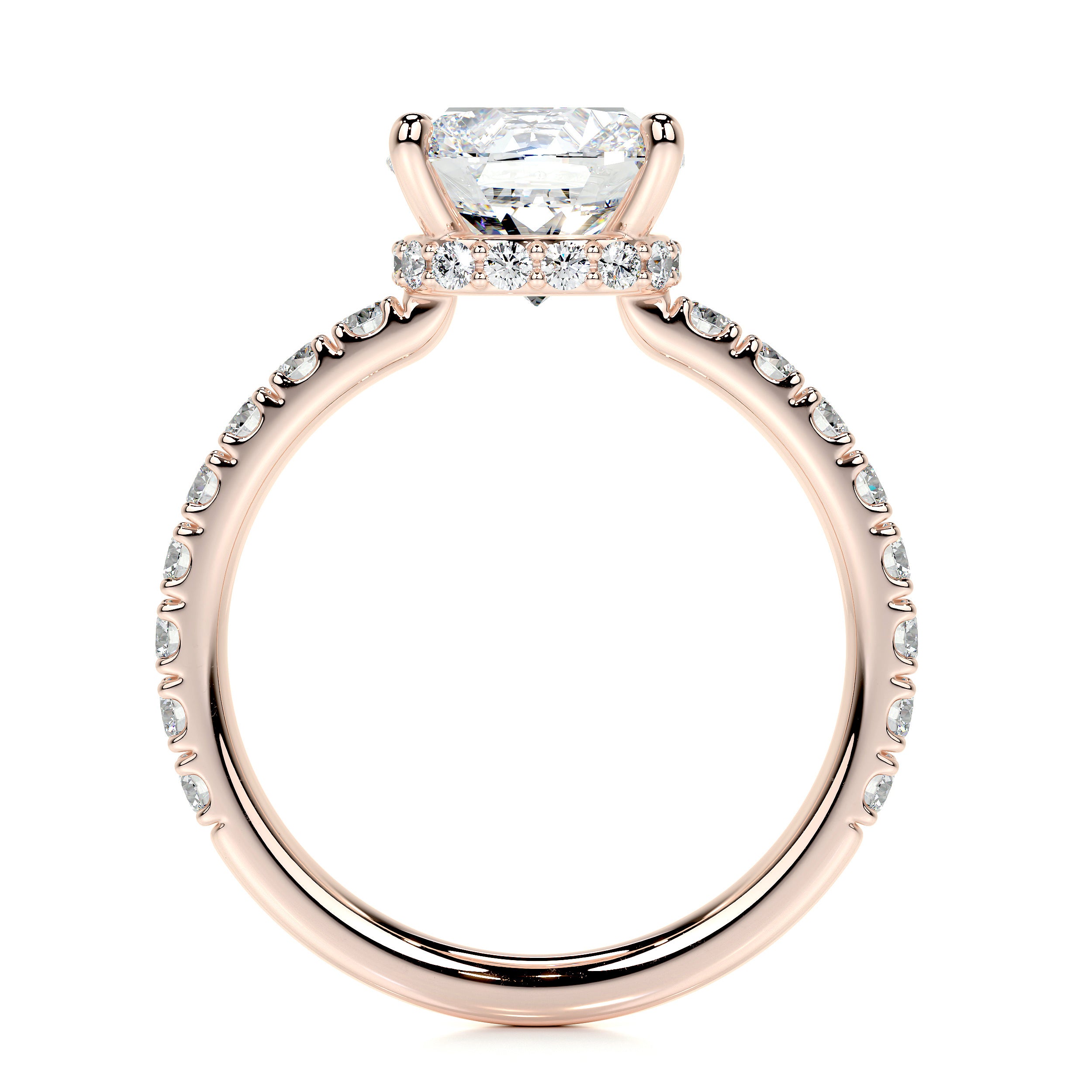 Bree Lab Grown Diamond Ring -14K Rose Gold