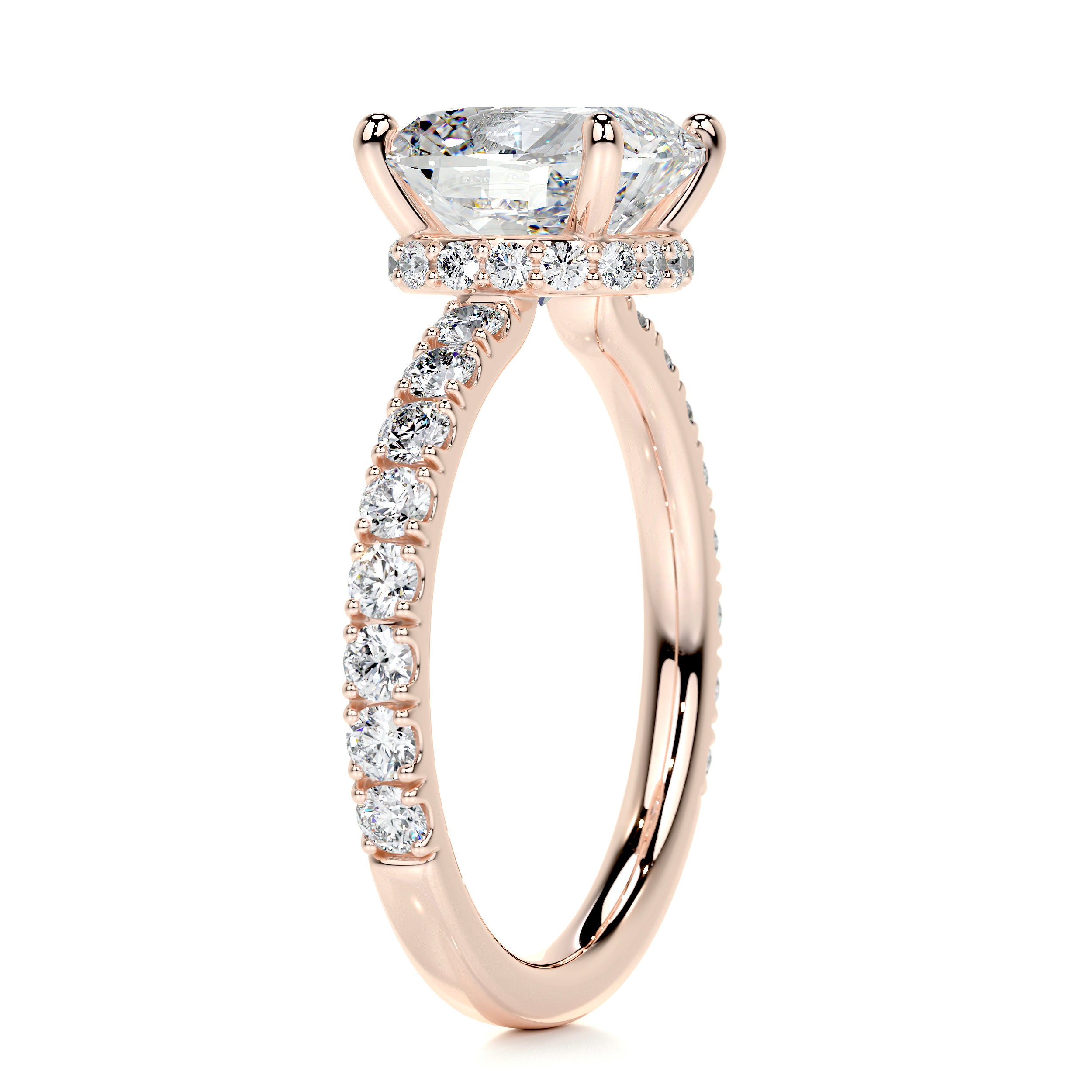 The Bree Engagement Ring -14K Rose Gold