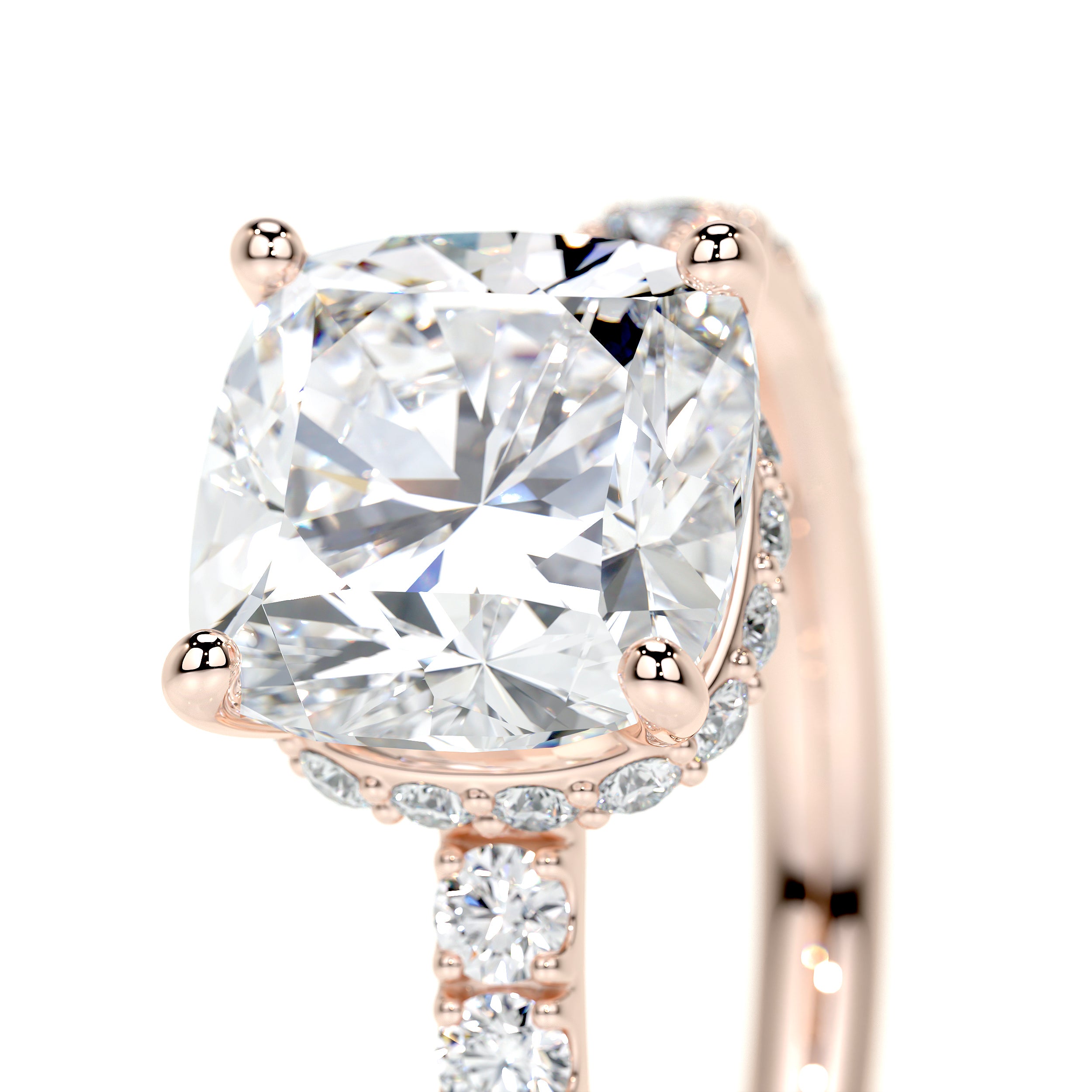 Bree Lab Grown Diamond Ring -14K Rose Gold