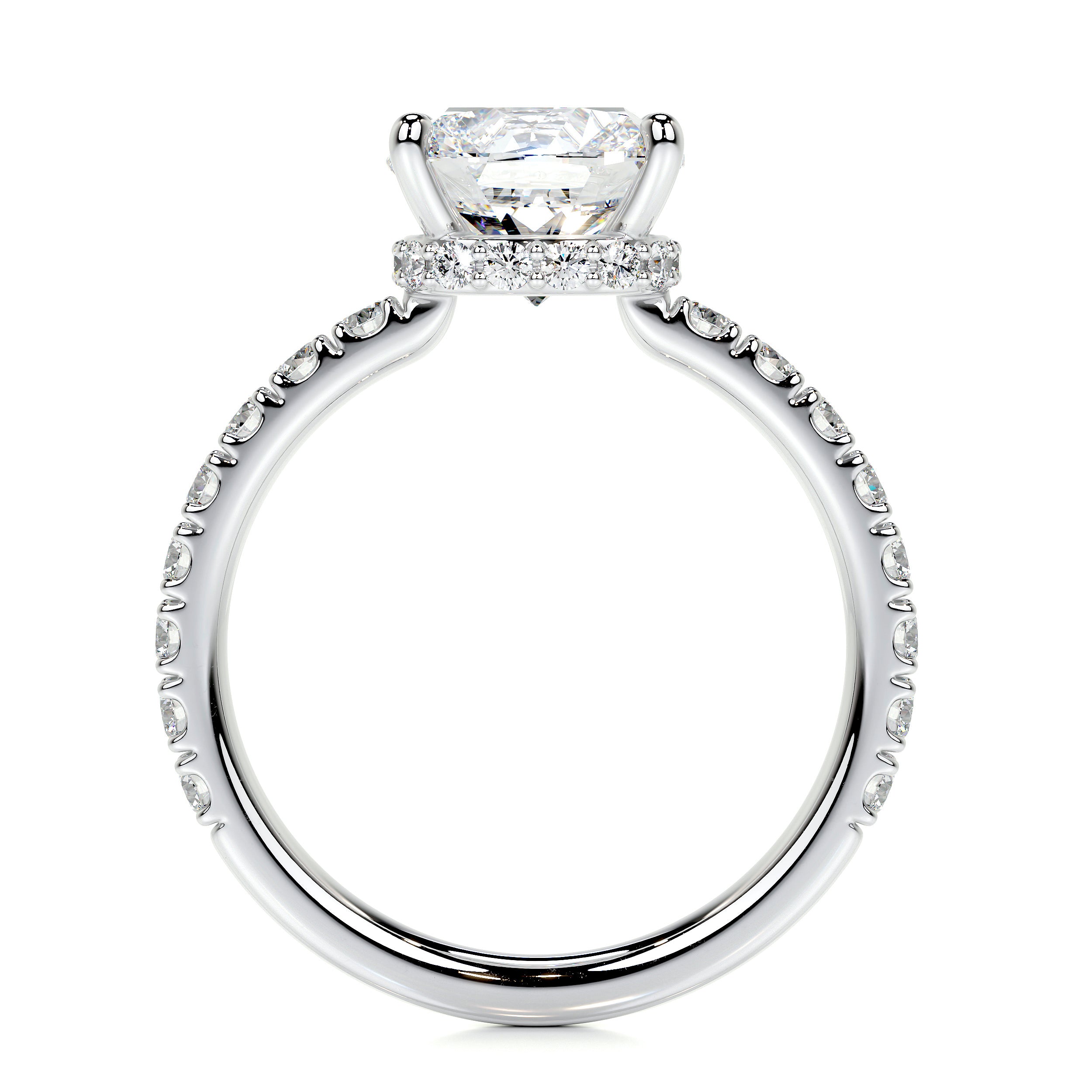 Bree Lab Grown Diamond Ring -14K White Gold