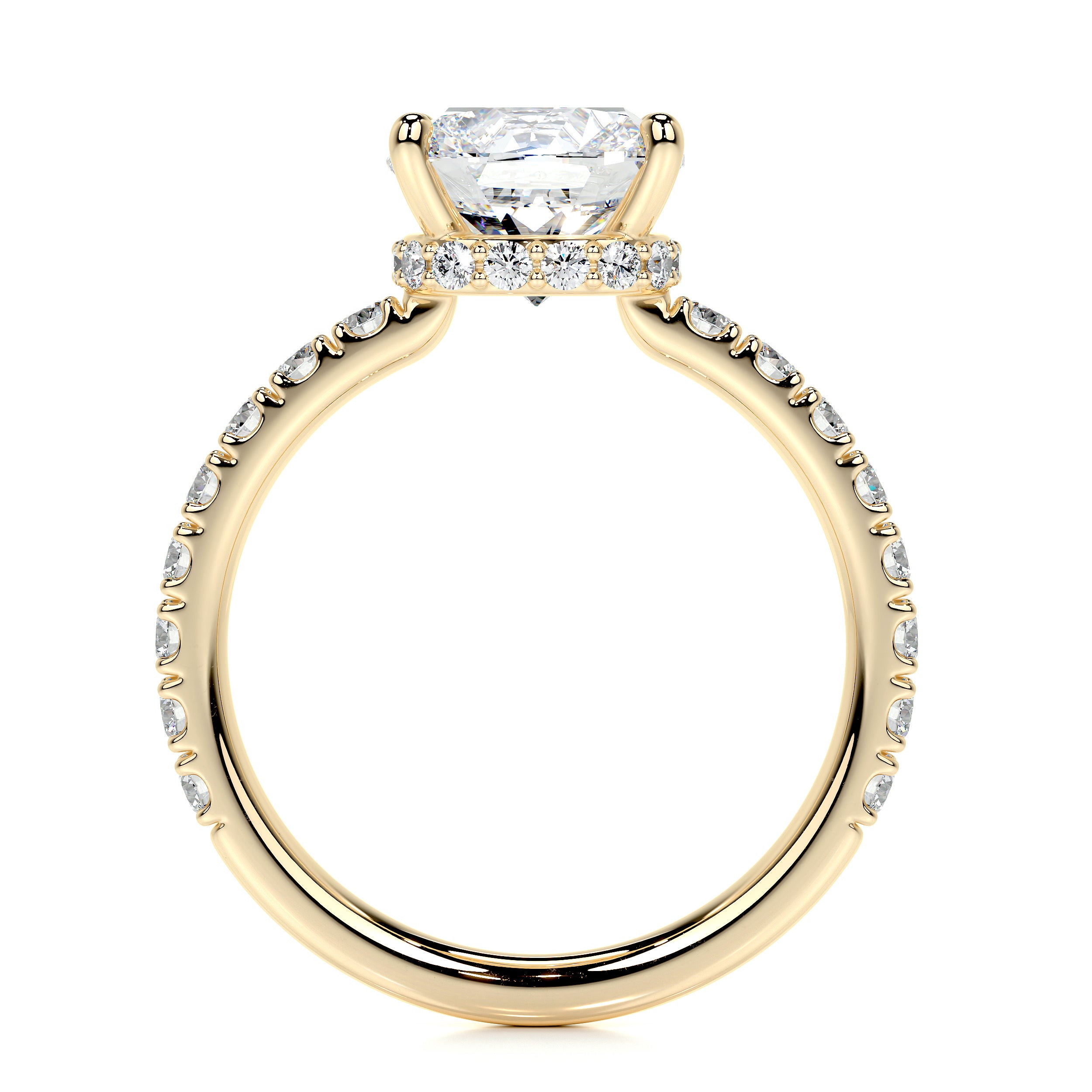 Bree Lab Grown Diamond Ring -18K Yellow Gold