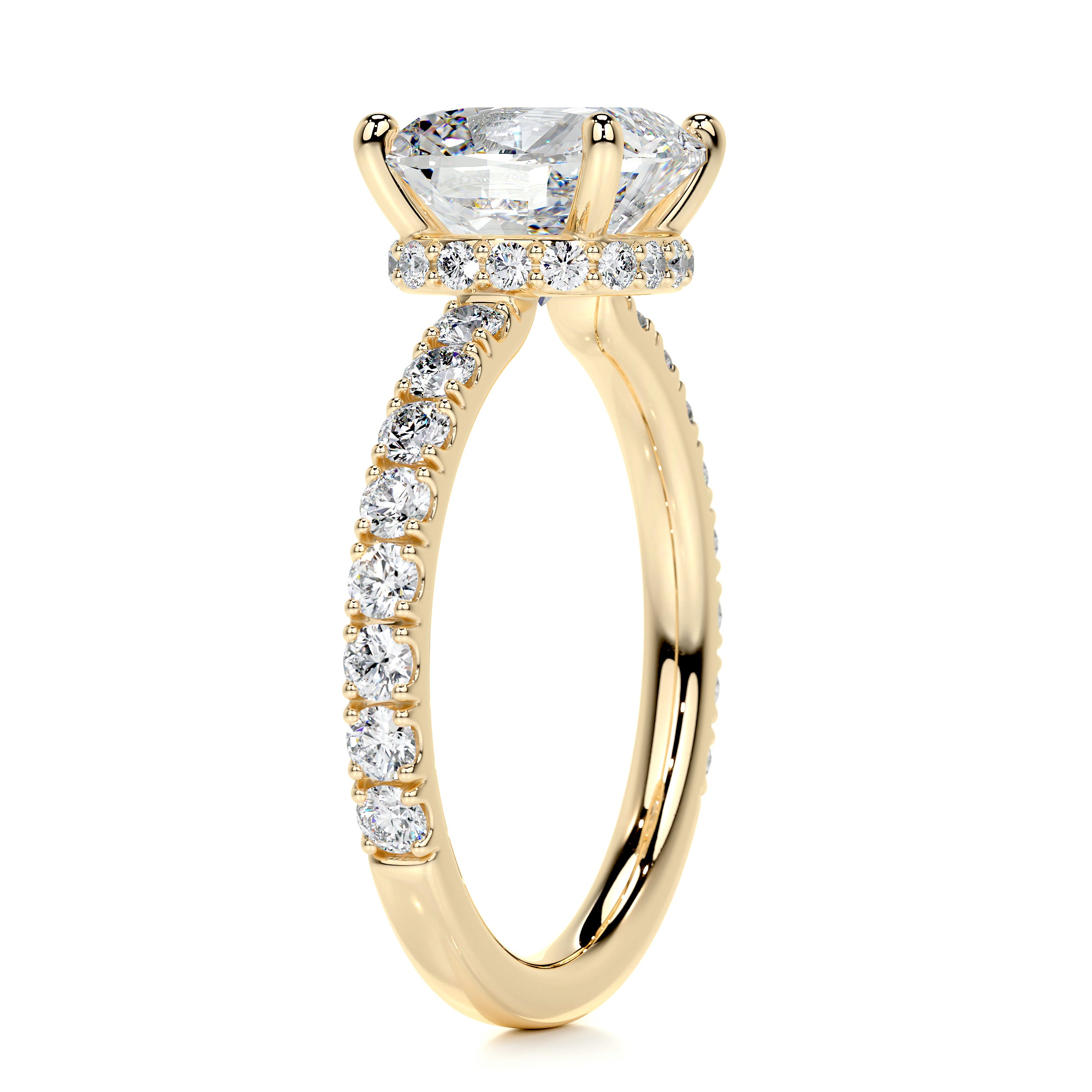 The Bree Engagement Ring -18K Yellow Gold