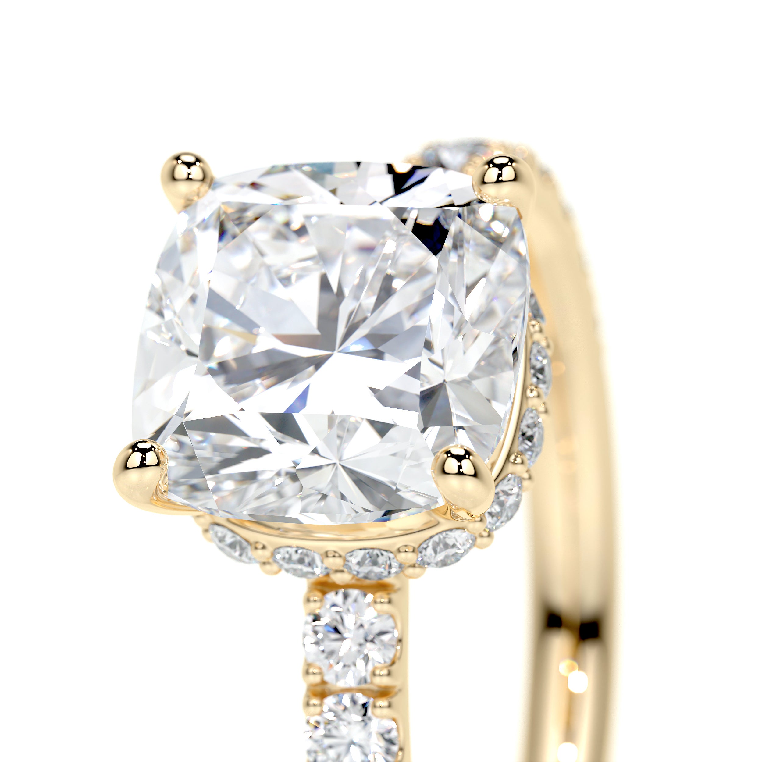 Bree Lab Grown Diamond Ring -18K Yellow Gold