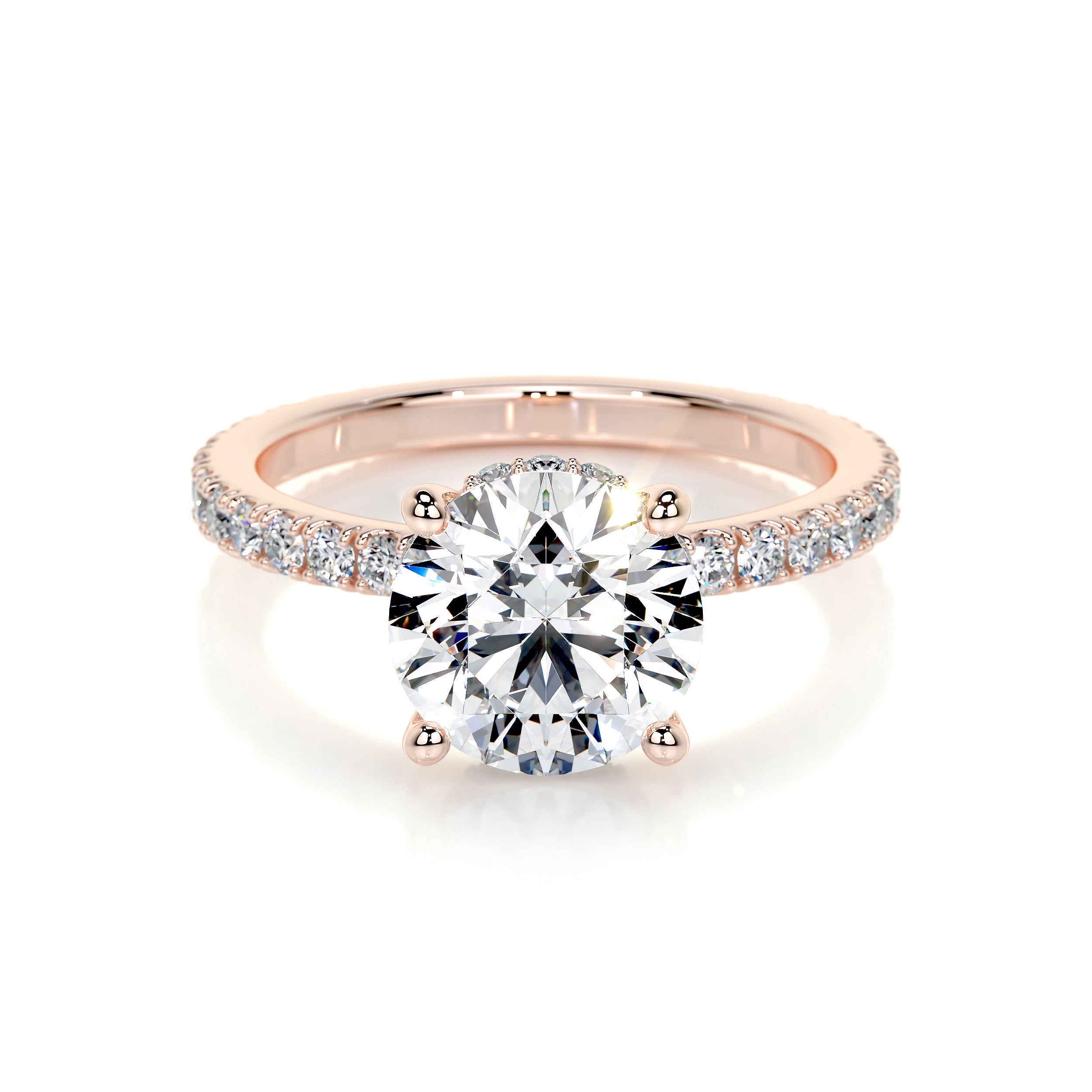 Nellie Lab Grown Diamond Ring -14K Rose Gold