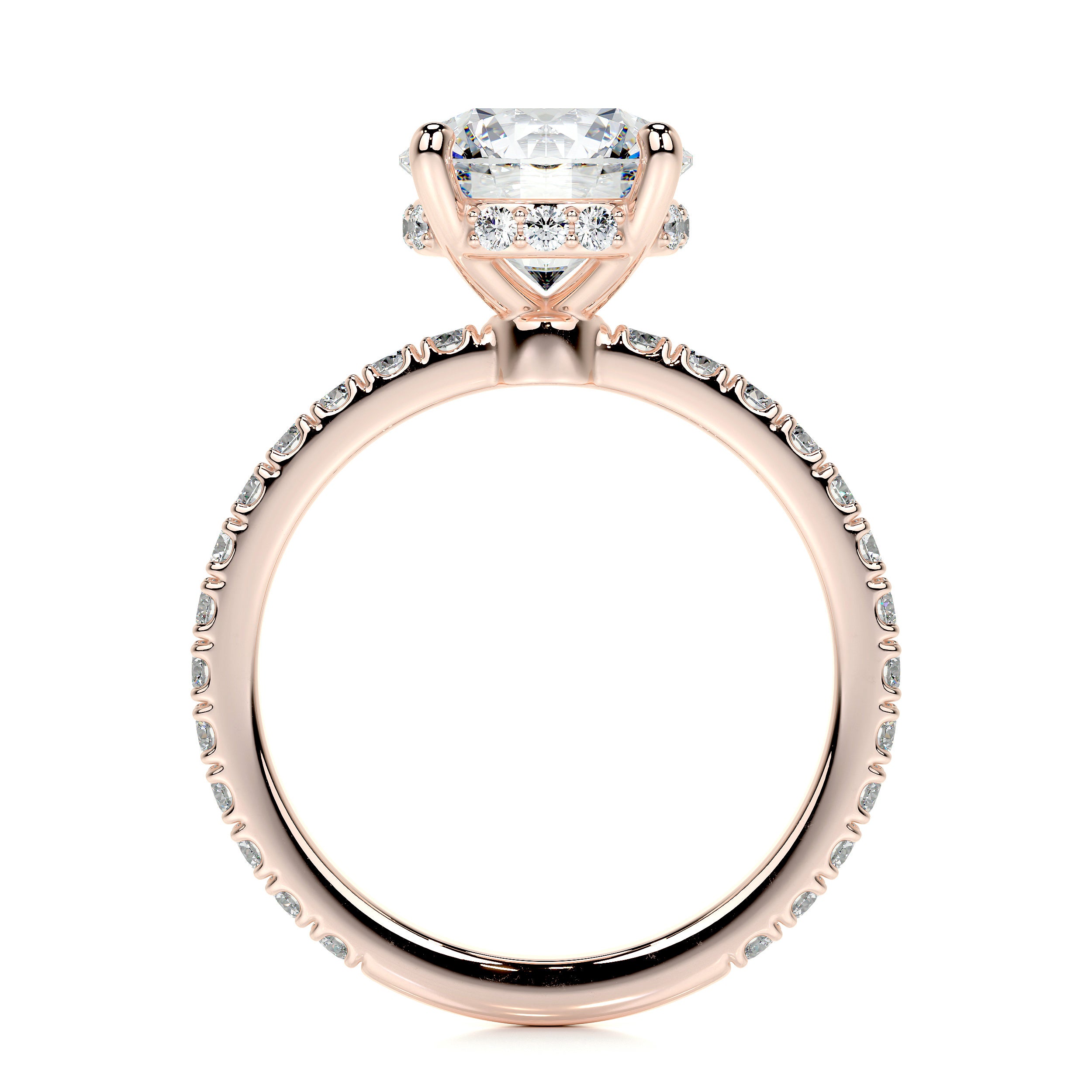 Nellie Lab Grown Diamond Ring -14K Rose Gold