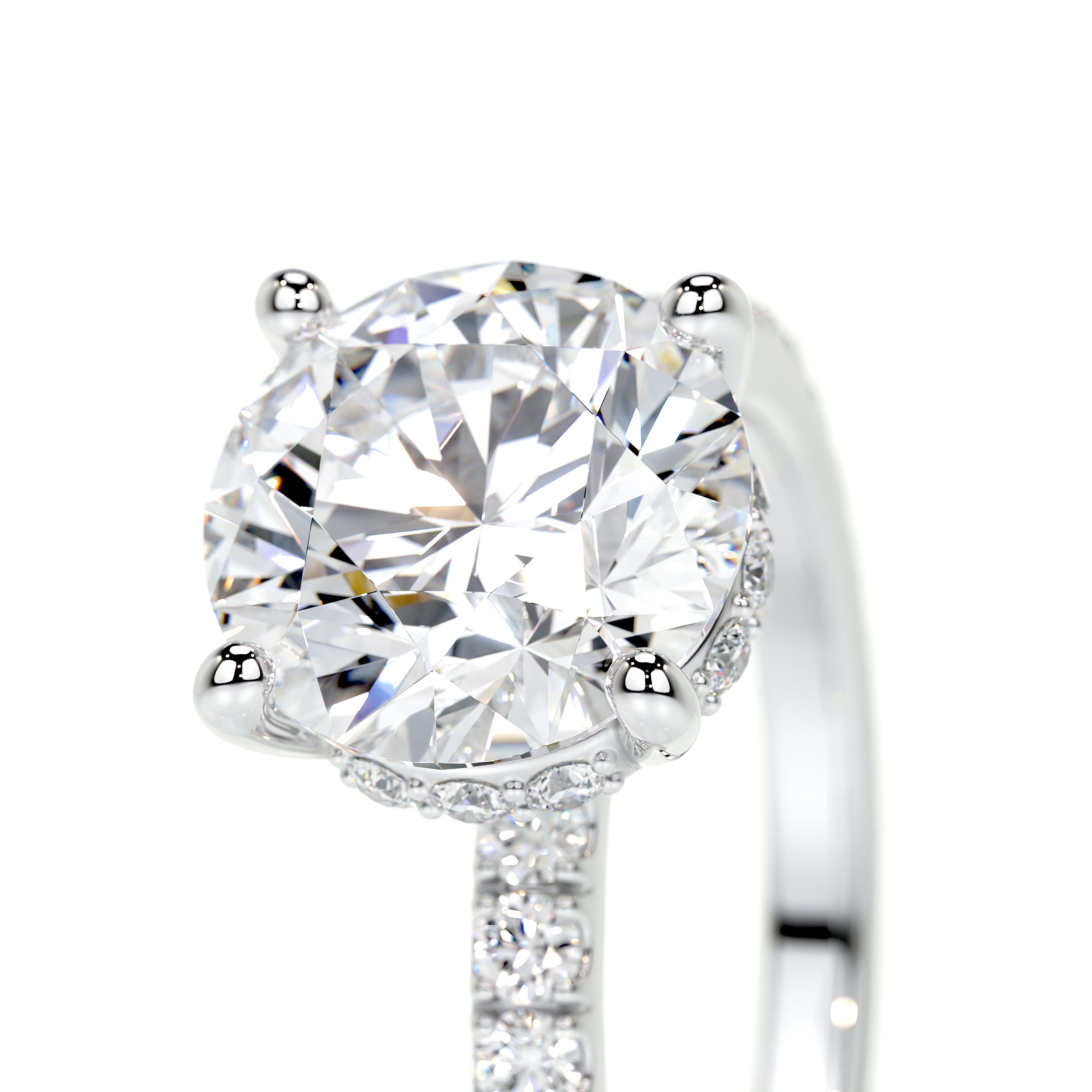 Nellie Lab Grown Diamond Ring -18K White Gold