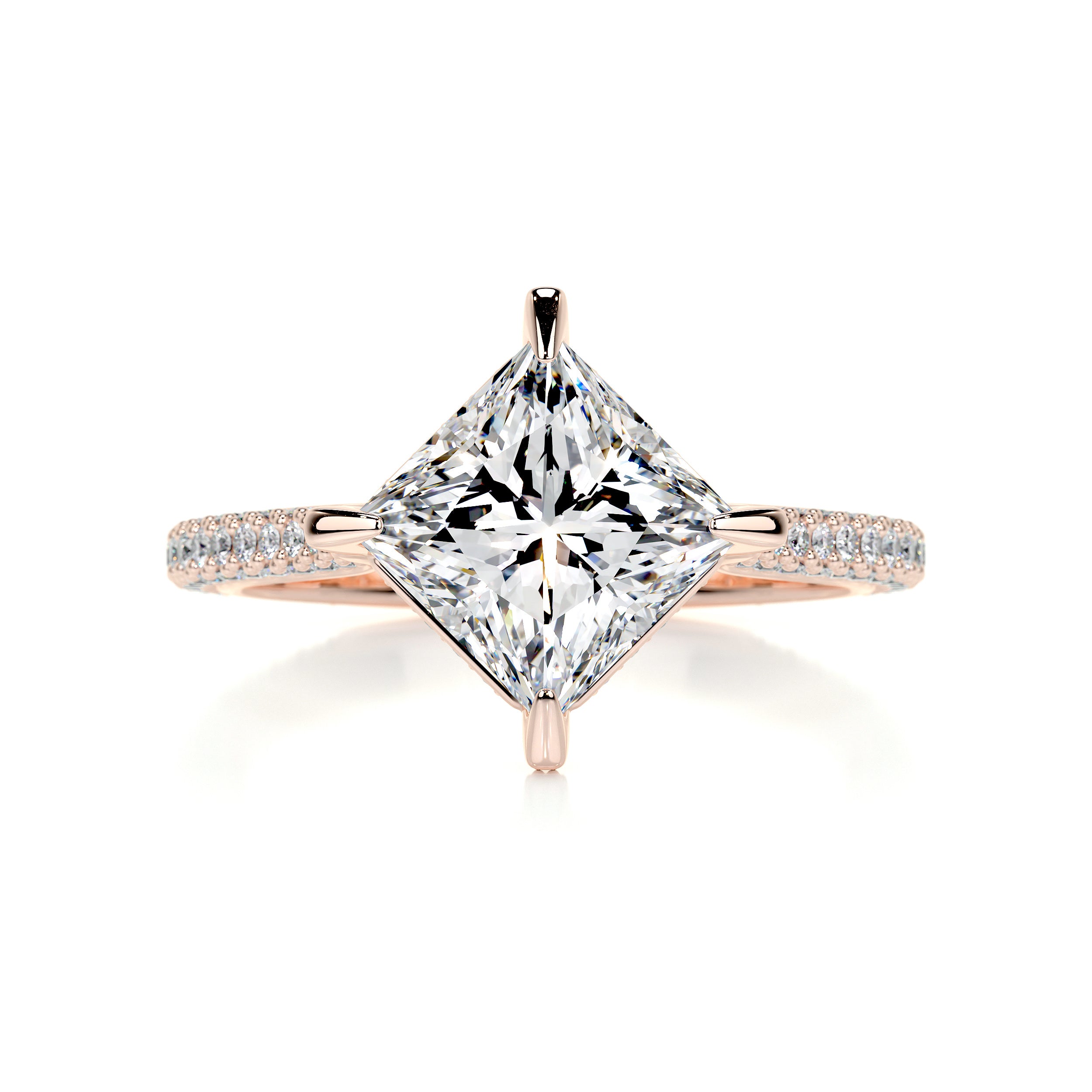 Jocelyn Diamond Engagement Ring -14K Rose Gold