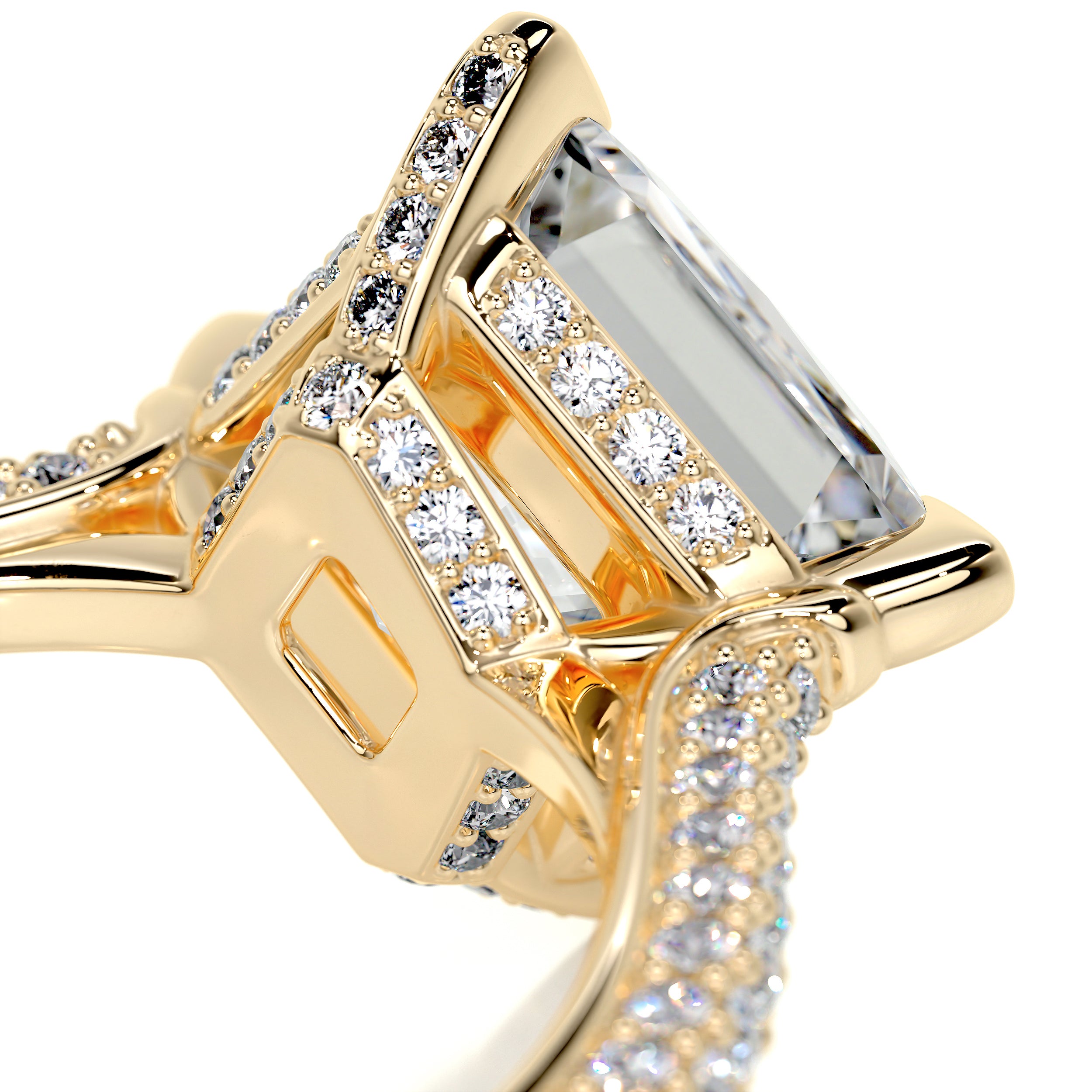 Jocelyn Diamond Engagement Ring -18K Yellow Gold