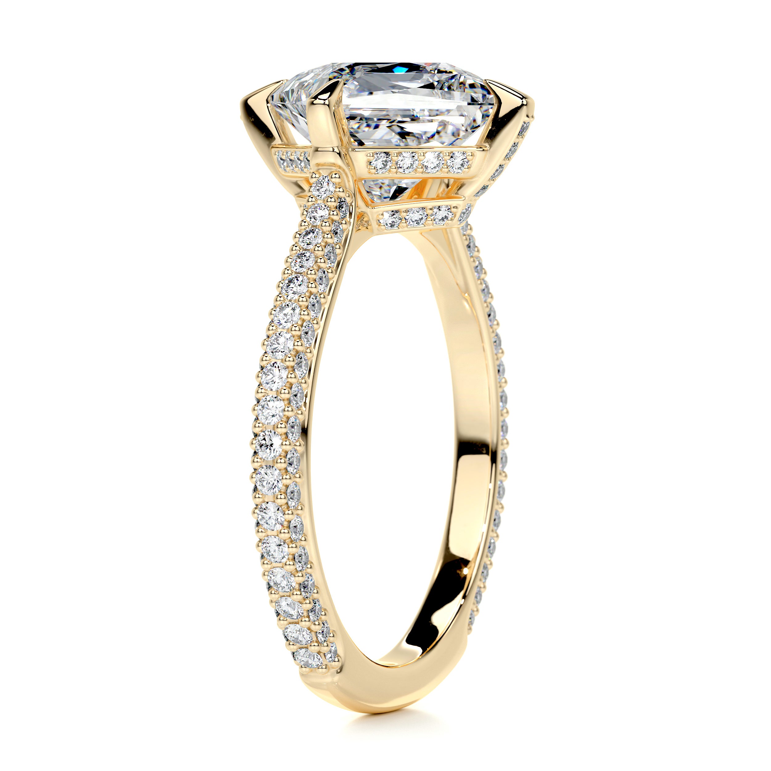 Jocelyn Diamond Engagement Ring -18K Yellow Gold