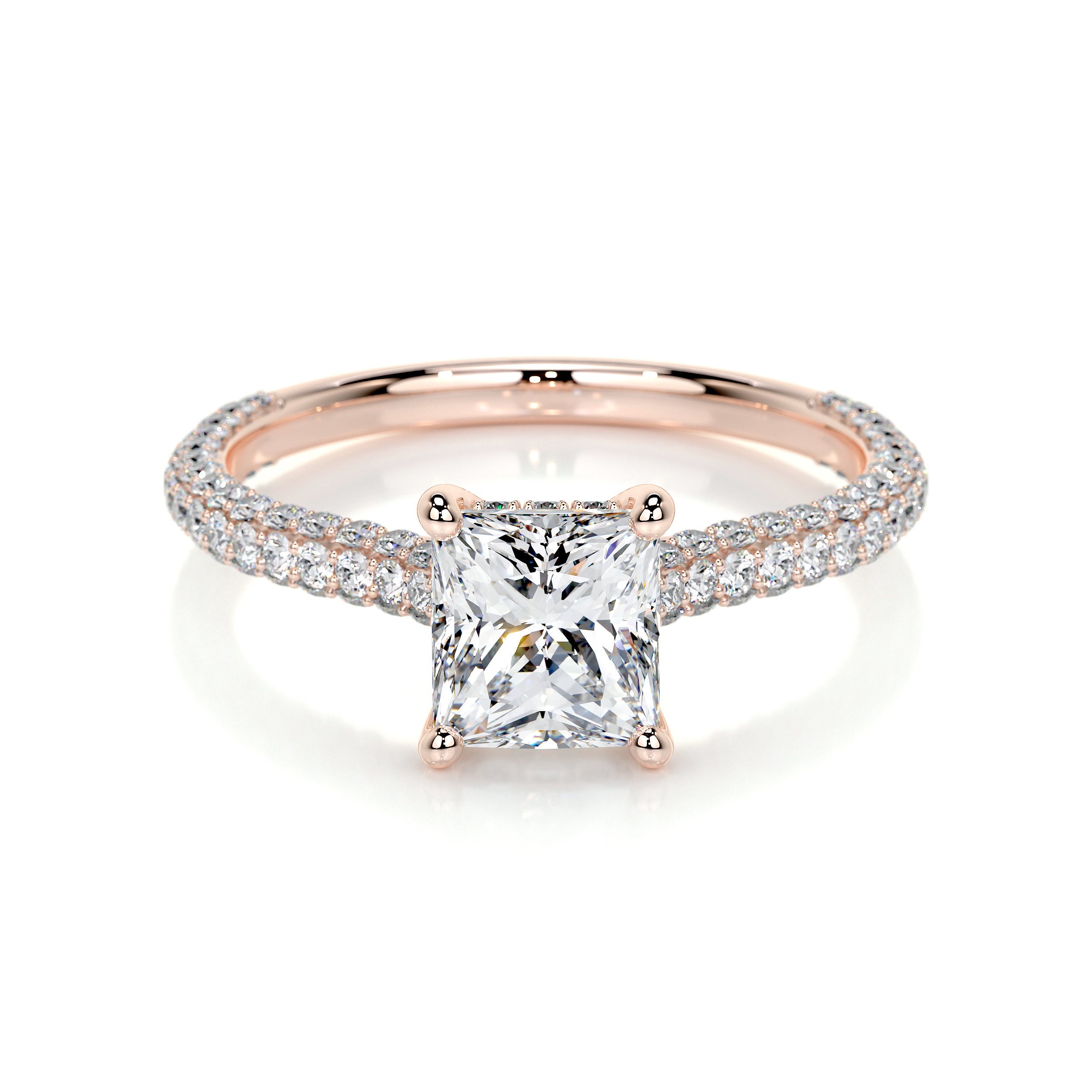 Fiona Lab Grown Diamond Ring -14K Rose Gold