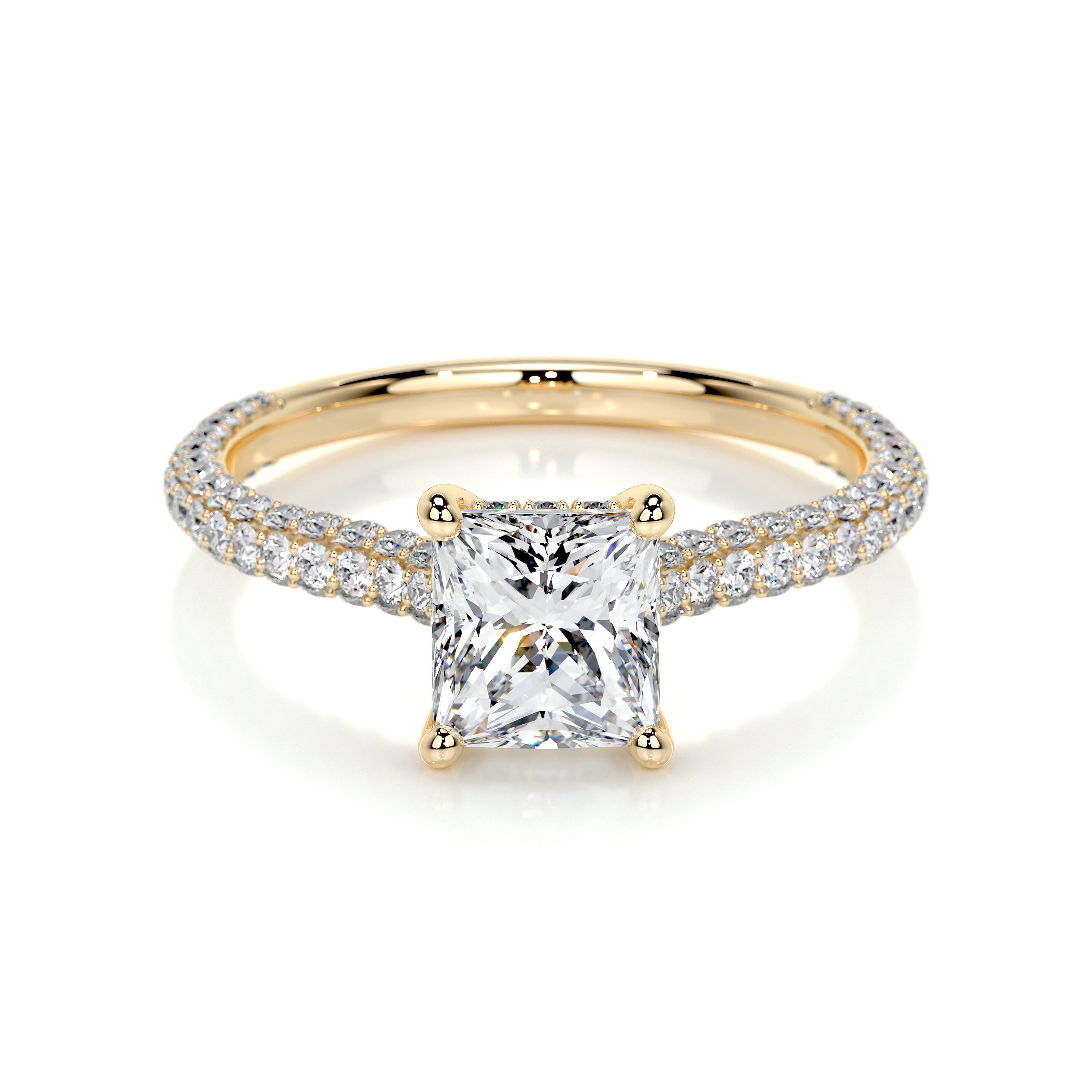 Fiona Lab Grown Diamond Ring -18K Yellow Gold