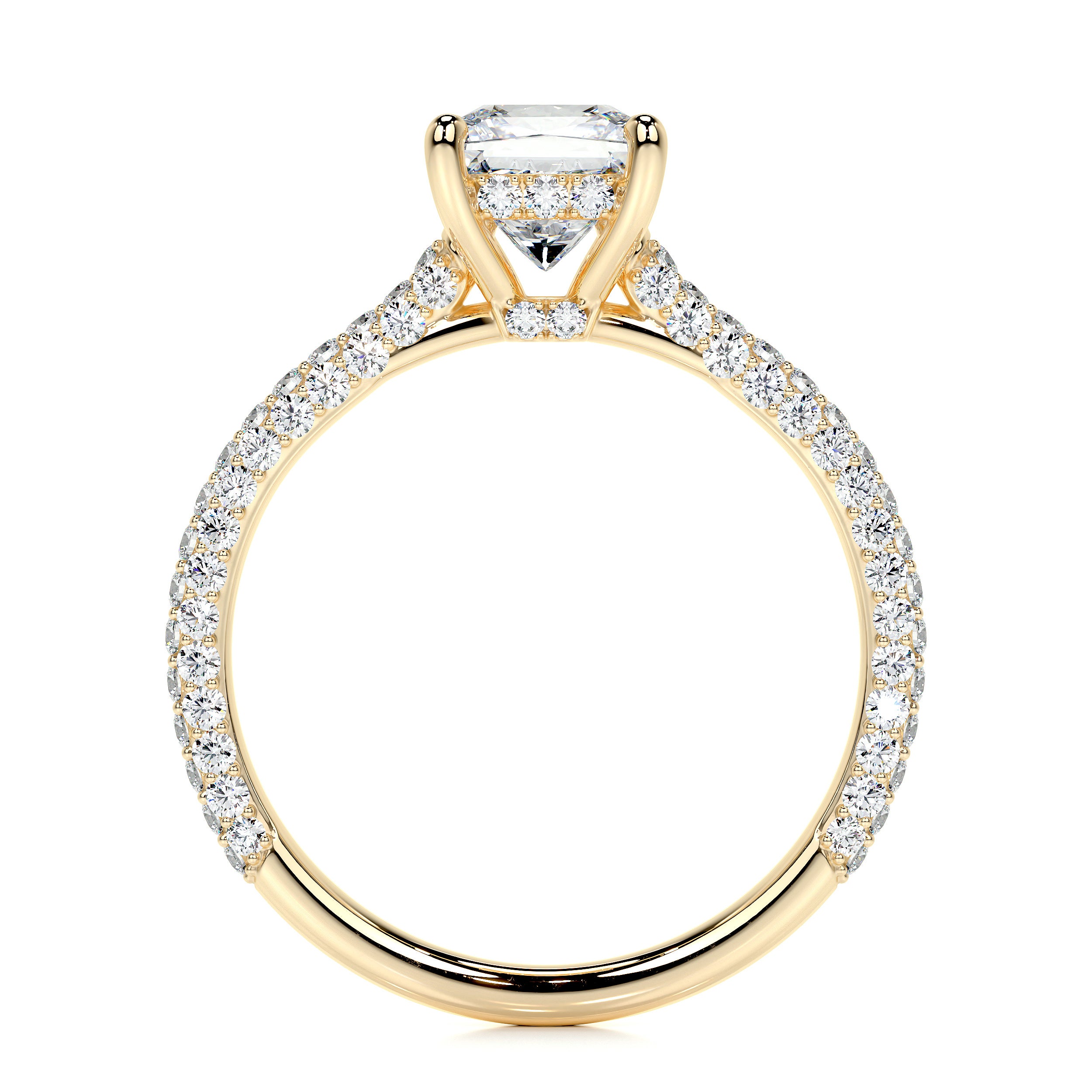 Fiona Lab Grown Diamond Ring -18K Yellow Gold