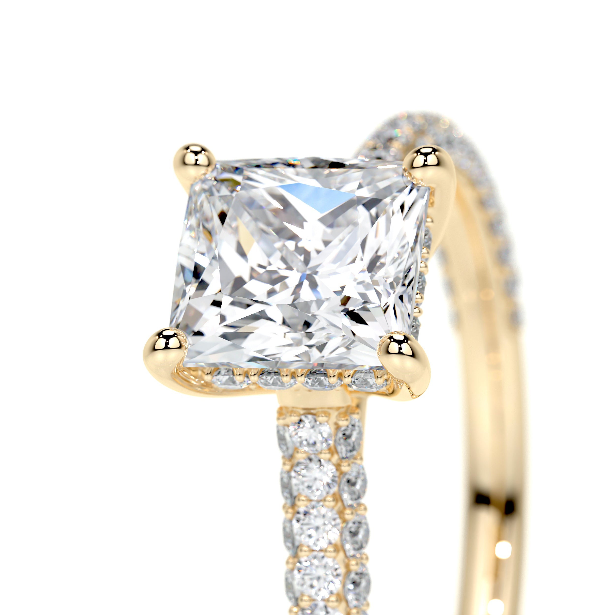 Fiona Lab Grown Diamond Ring -18K Yellow Gold