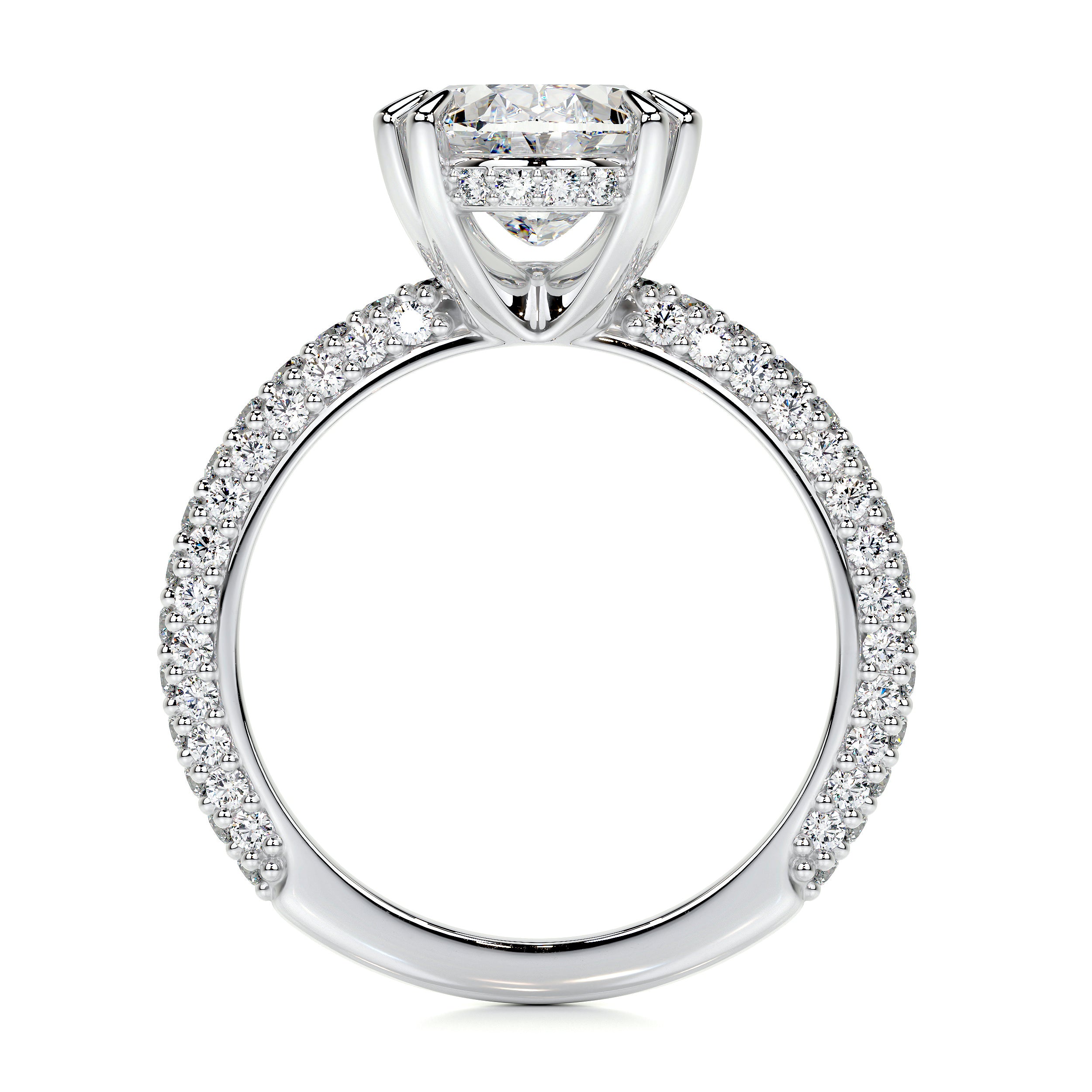 Kelly Lab Grown Diamond Ring -14K White Gold