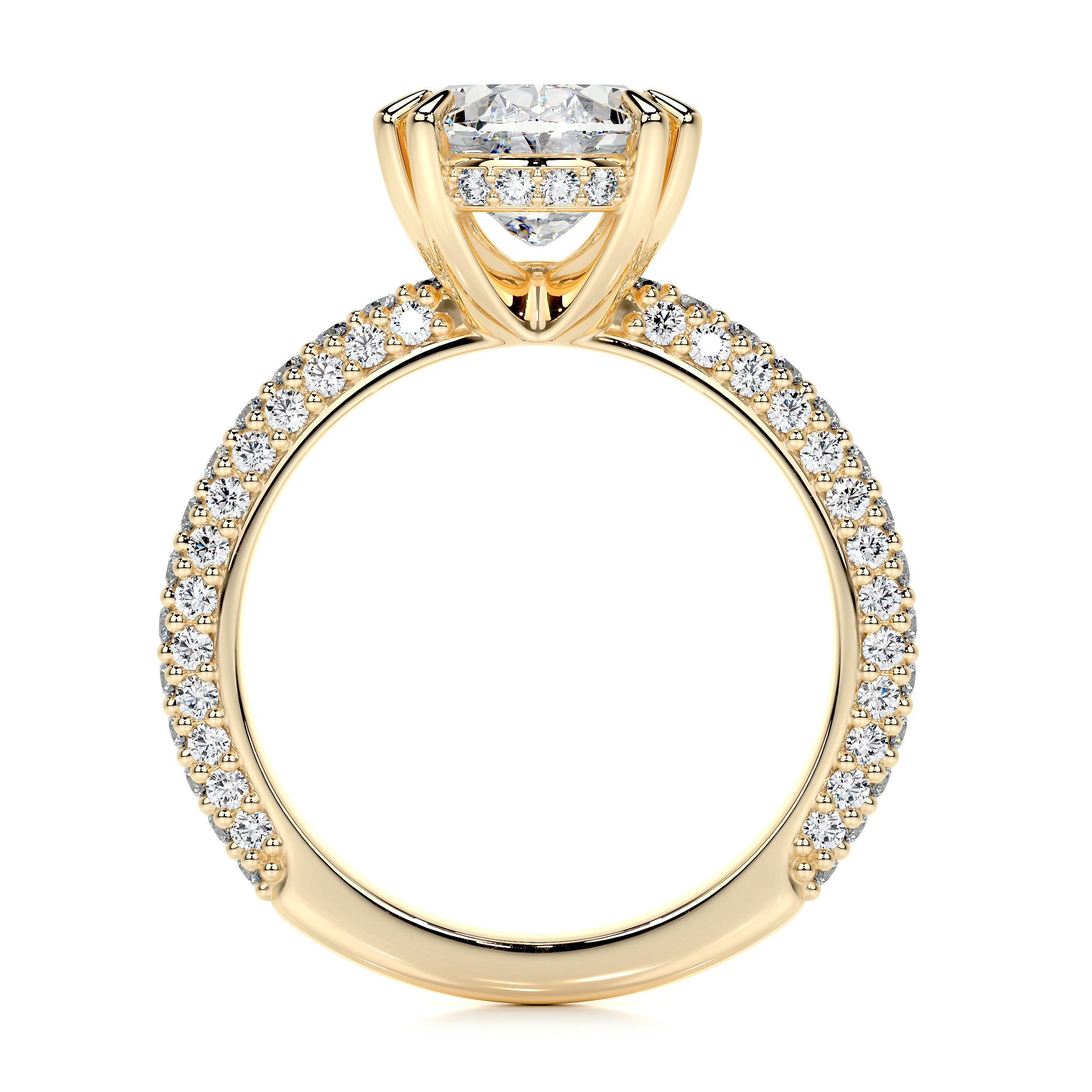 Kelly Lab Grown Diamond Ring -18K Yellow Gold