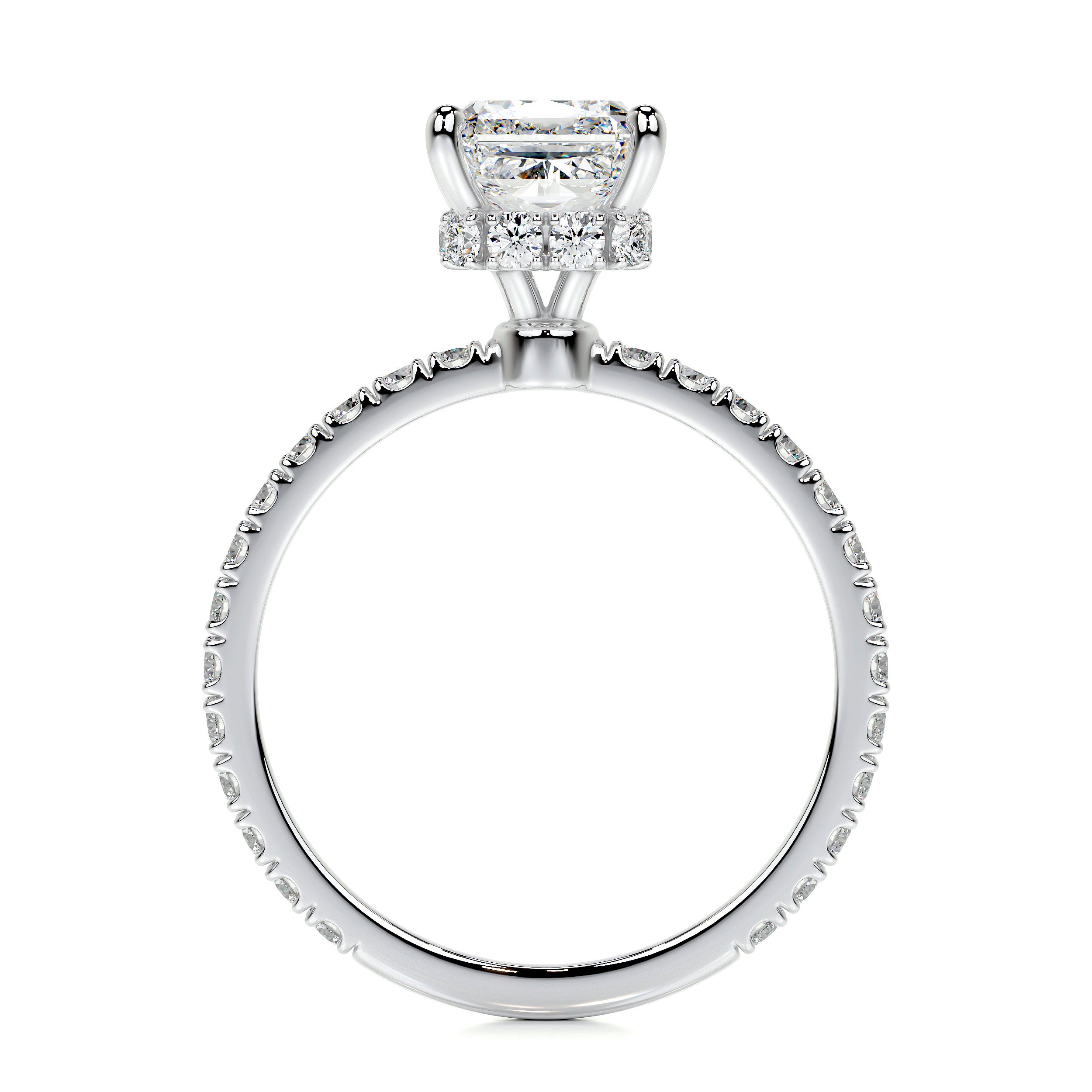 Vivienne Lab Grown Diamond Ring -14K White Gold