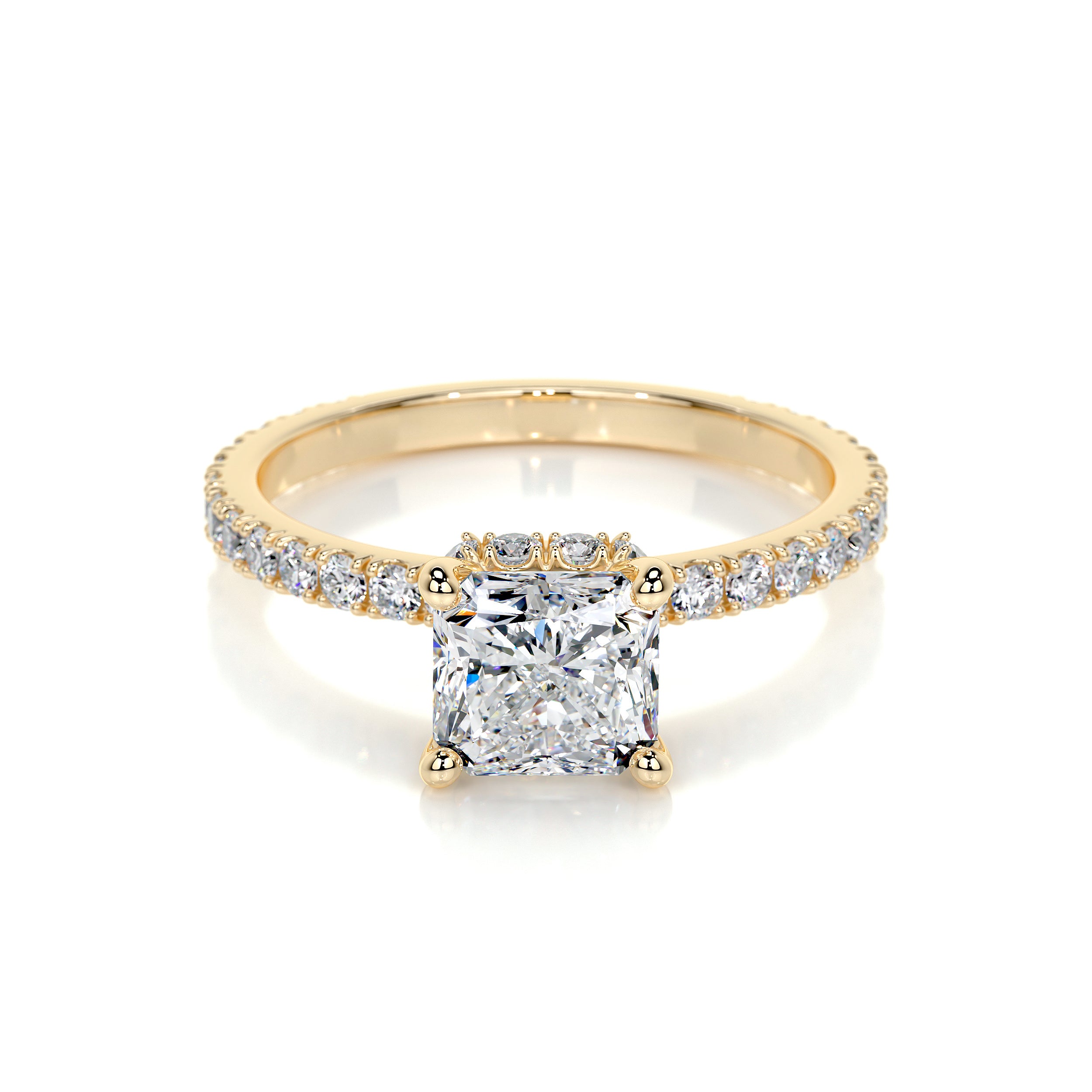 Vivienne Lab Grown Diamond Ring -18K Yellow Gold