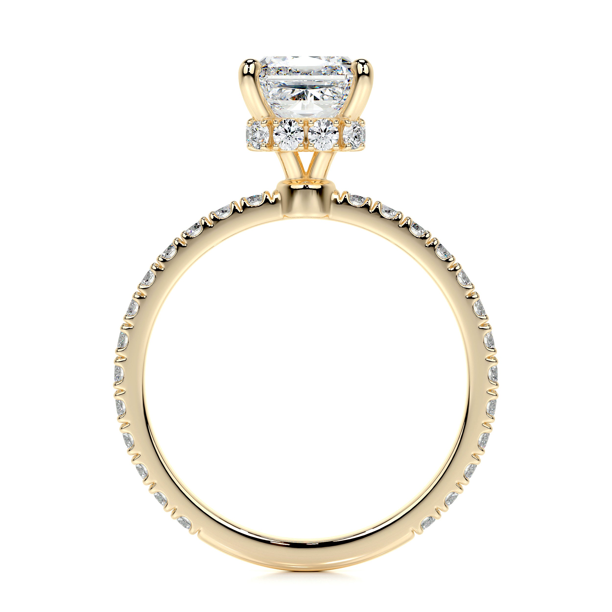 Vivienne Lab Grown Diamond Ring -18K Yellow Gold