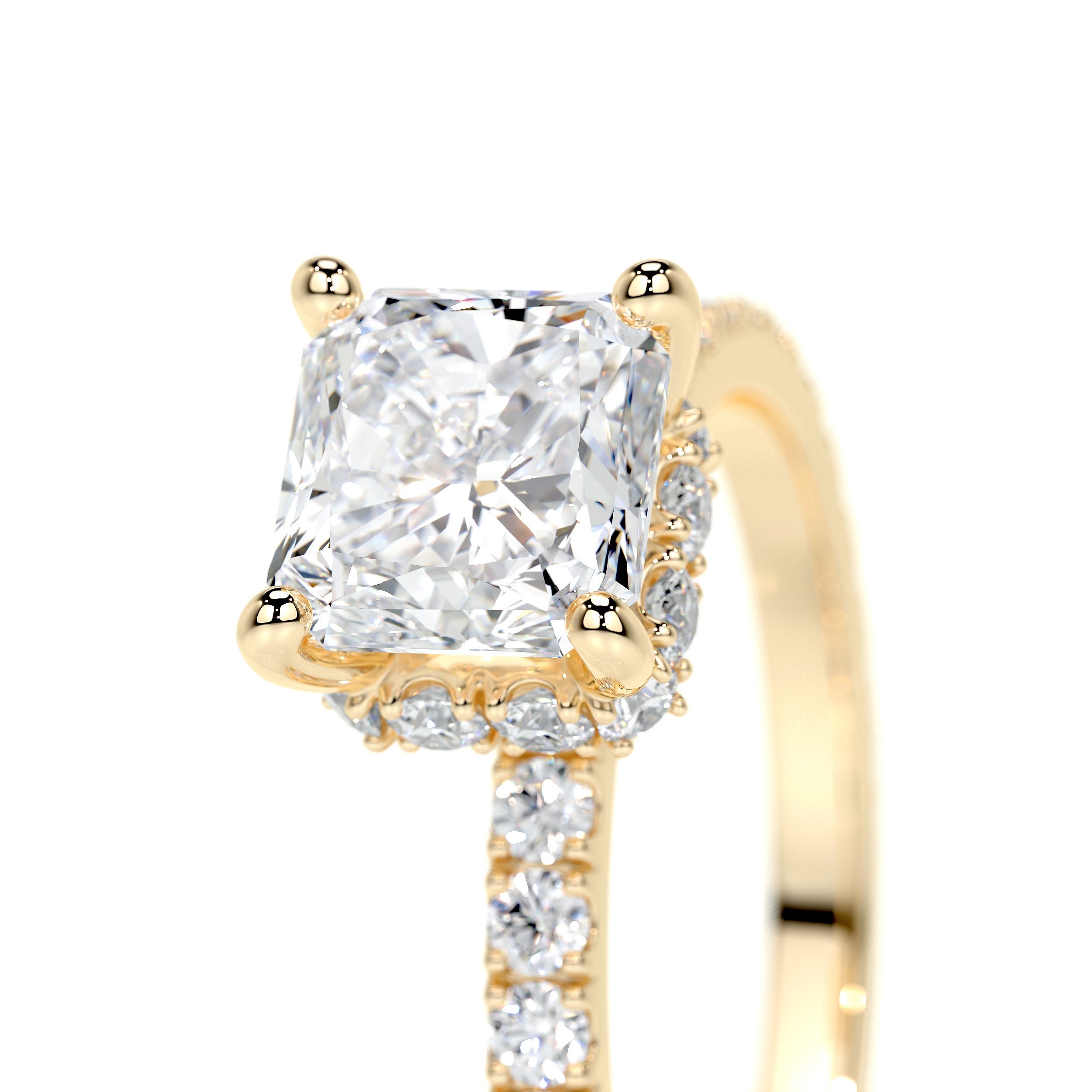 Vivienne Lab Grown Diamond Ring -18K Yellow Gold