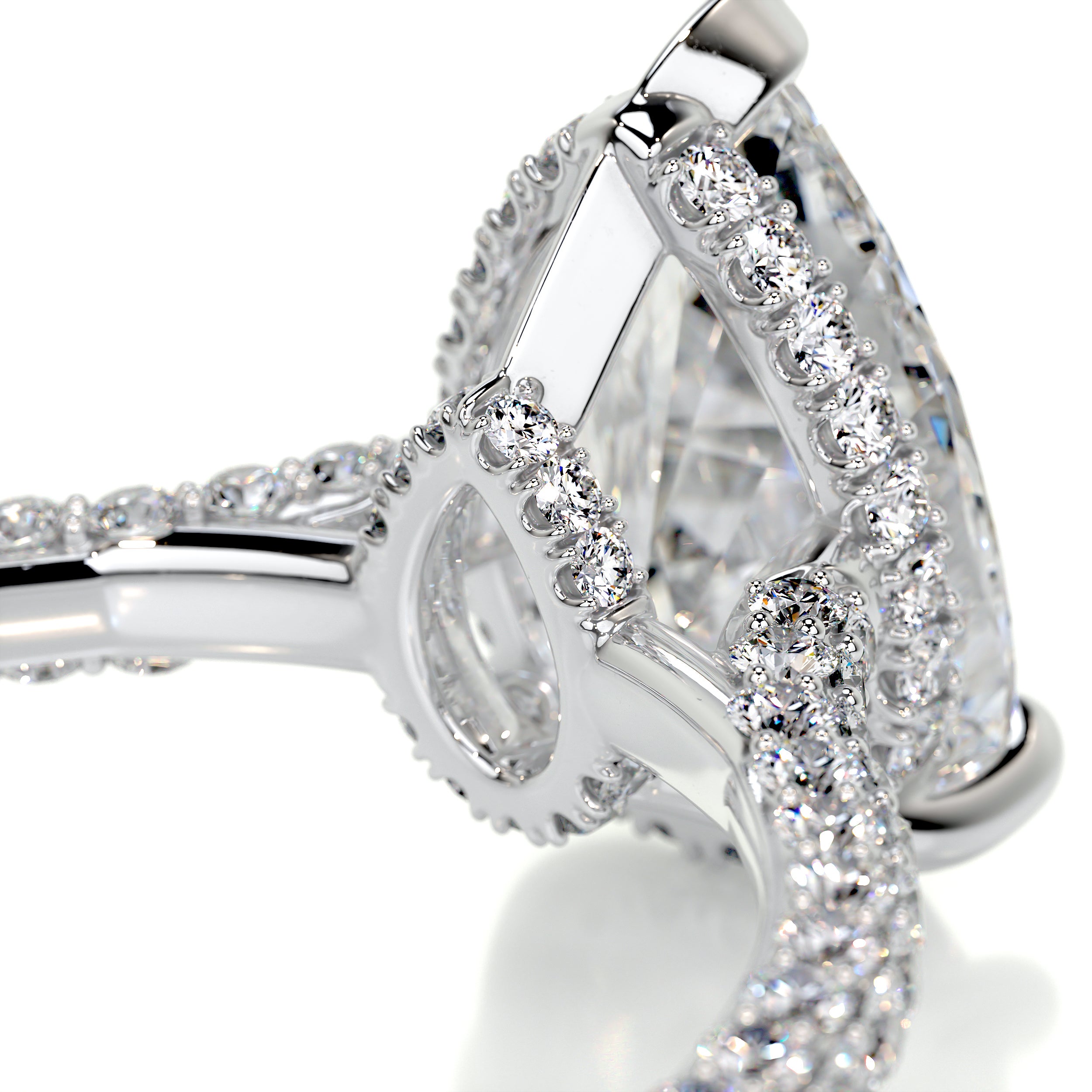 Nakia Diamond Engagement Ring -Platinum