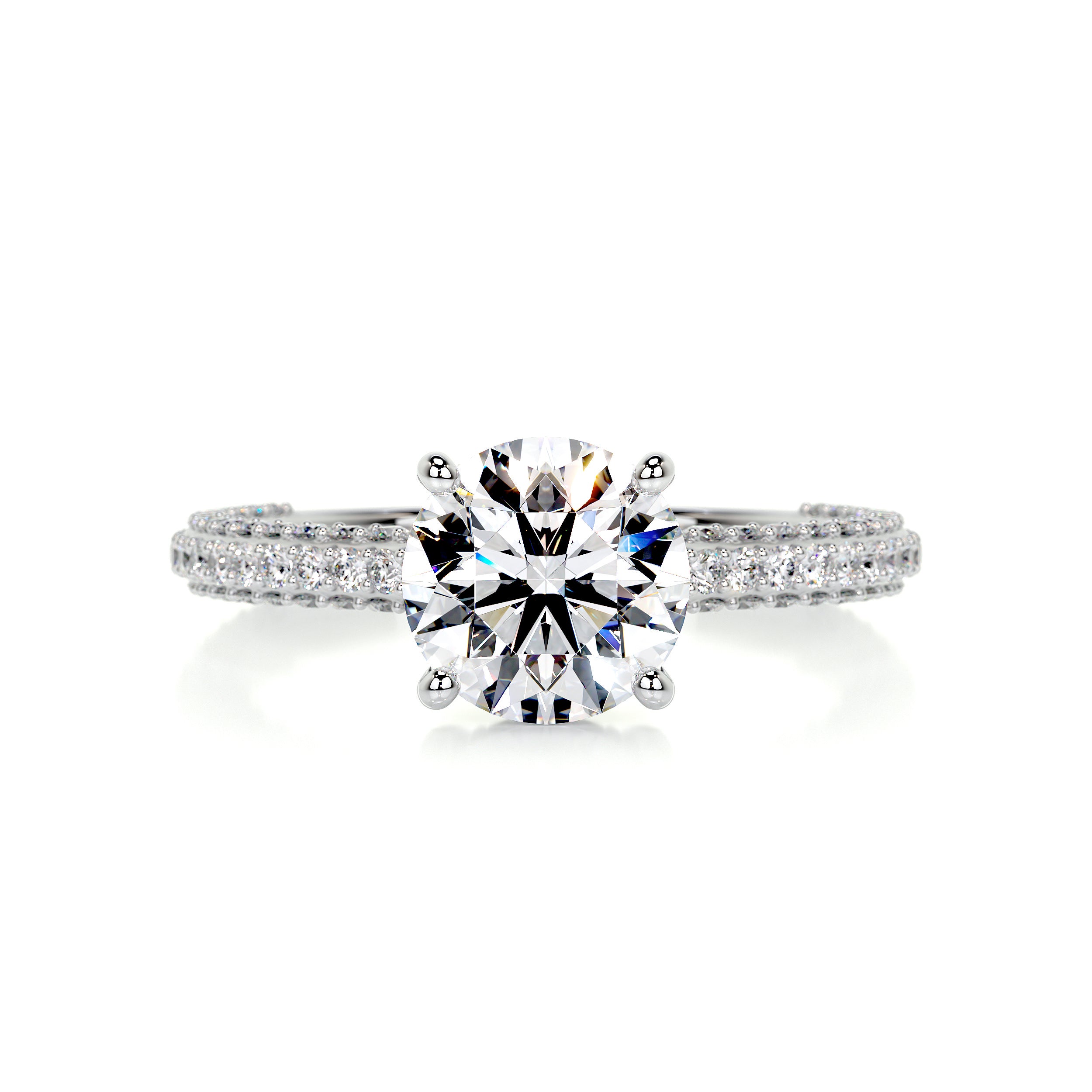 Michaela Diamond Engagement Ring -Platinum