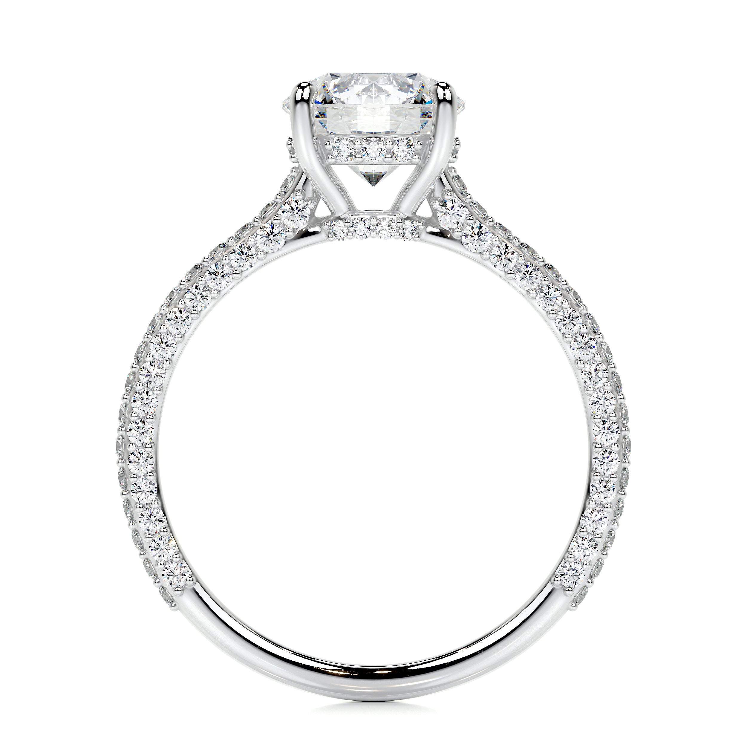 Michaela Lab Grown Diamond Ring -14K White Gold