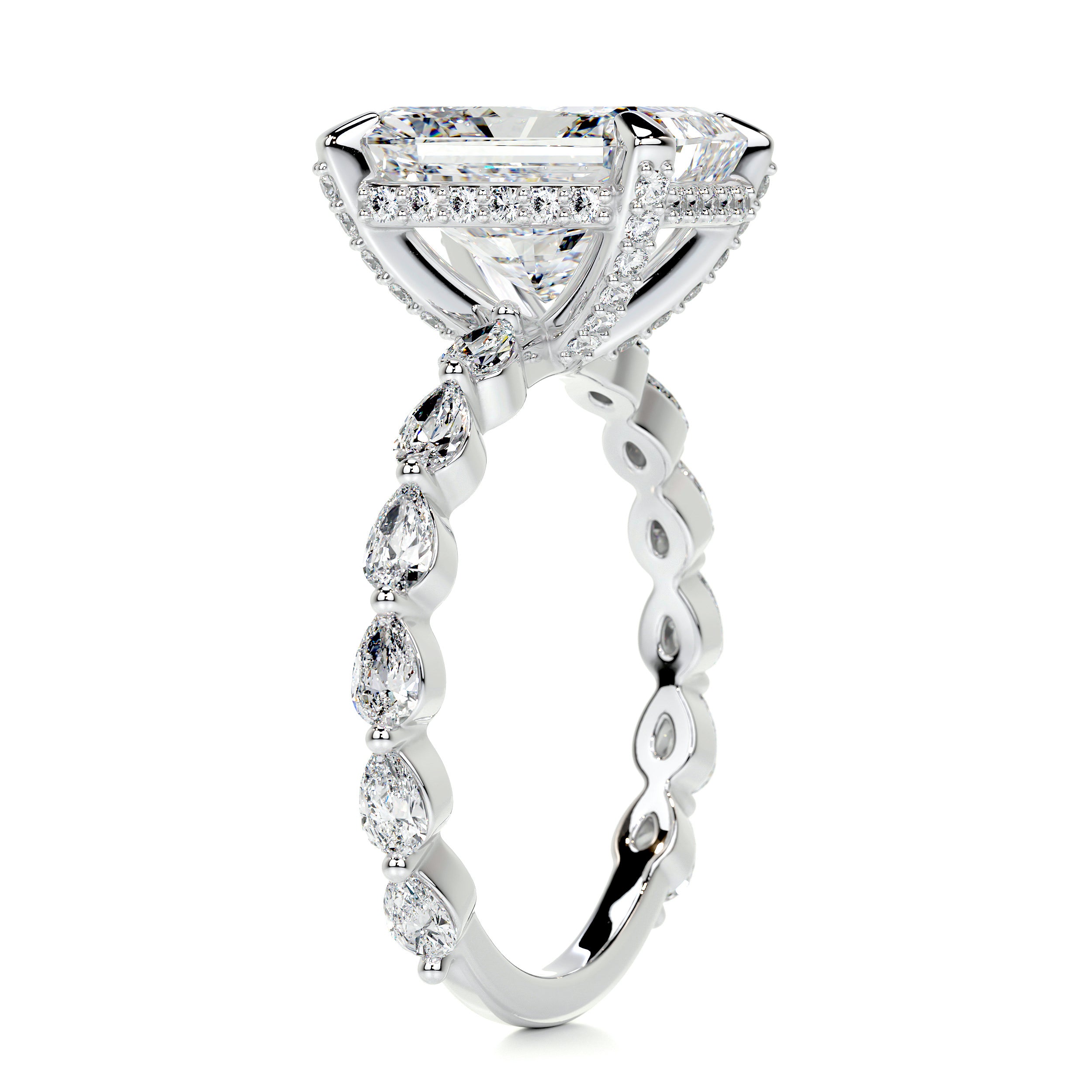 Robin Diamond Engagement Ring -18K White Gold