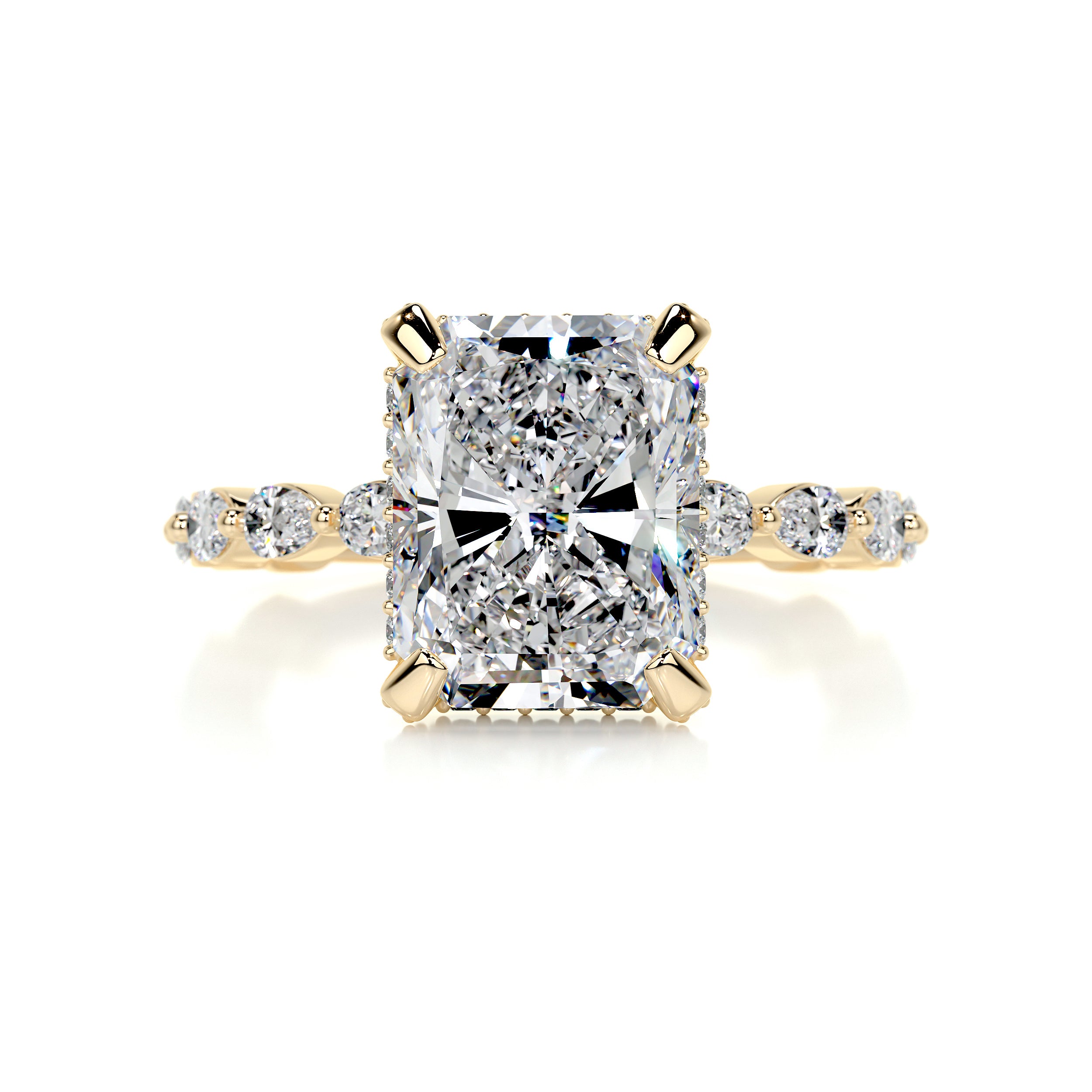 Robin Diamond Engagement Ring -18K Yellow Gold