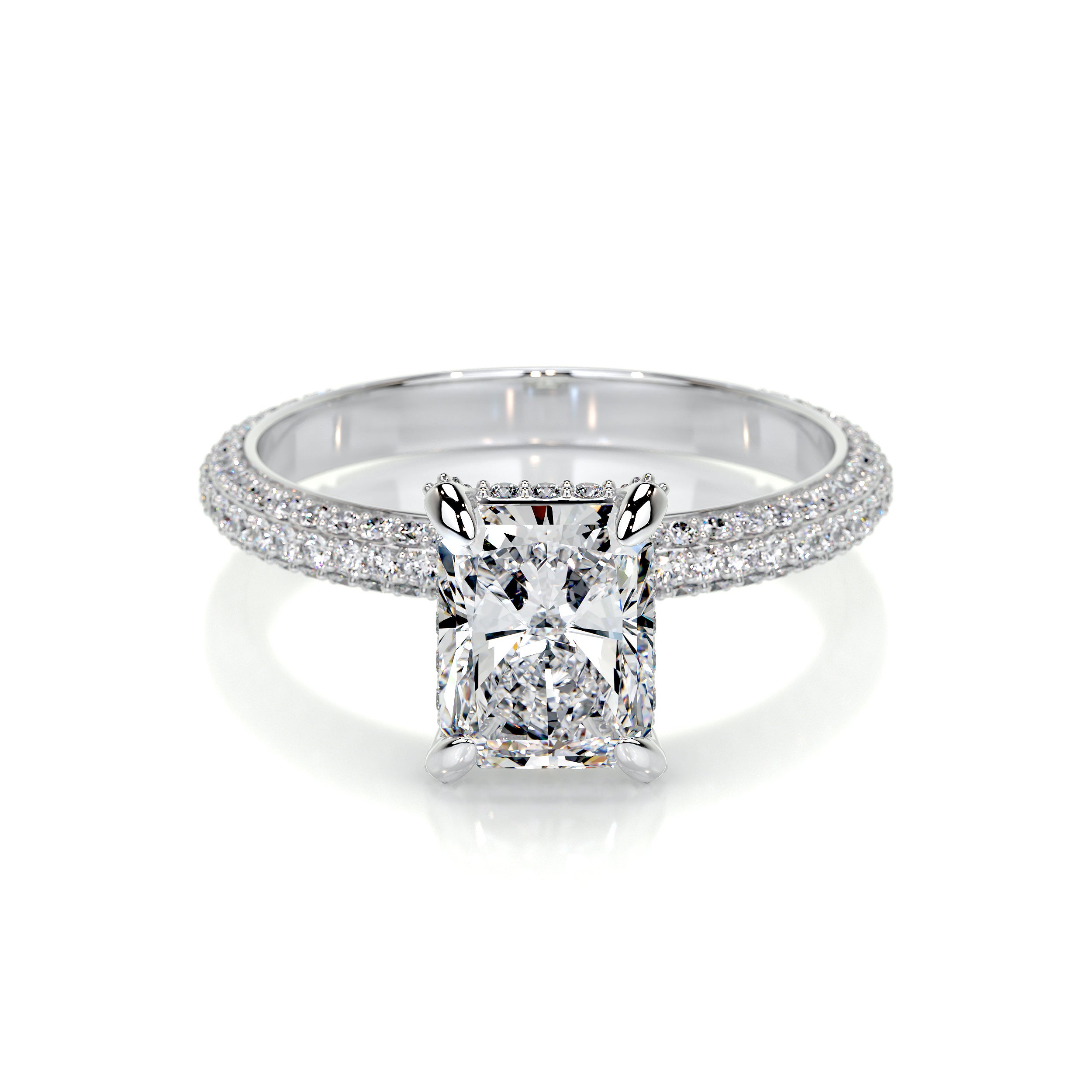 Milly Lab Grown Diamond Ring -14K White Gold