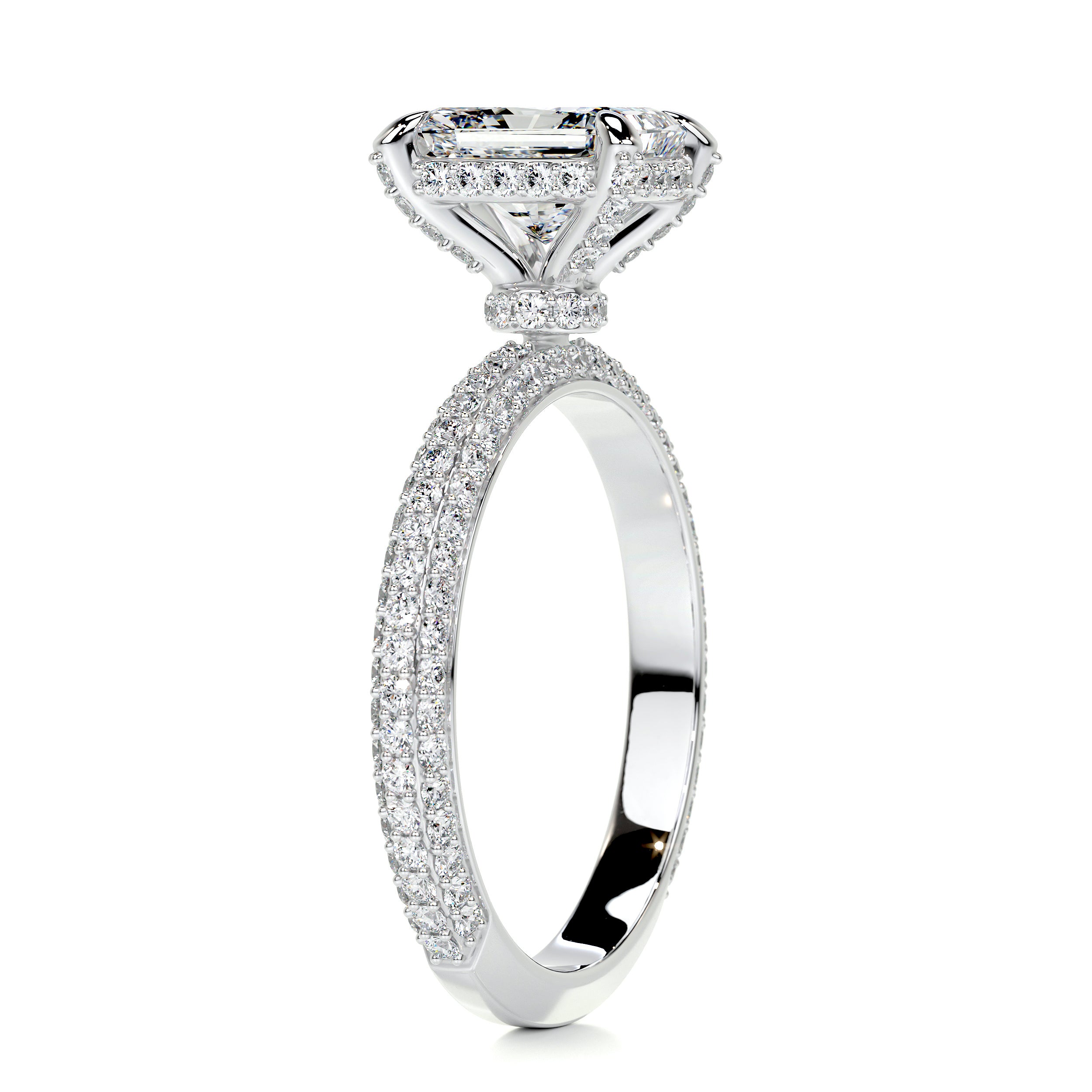 Milly Diamond Engagement Ring -14K White Gold