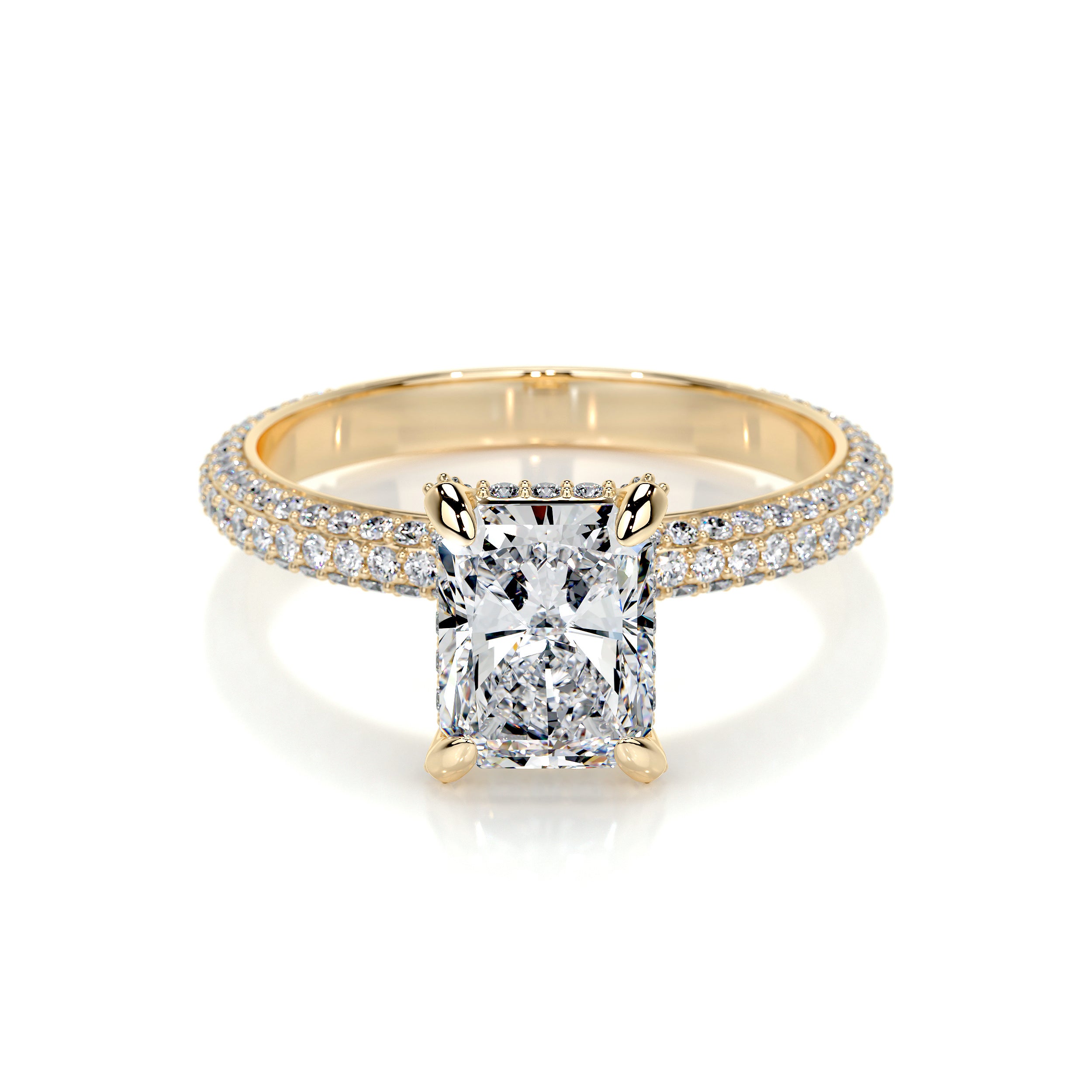 Milly Lab Grown Diamond Ring -18K Yellow Gold