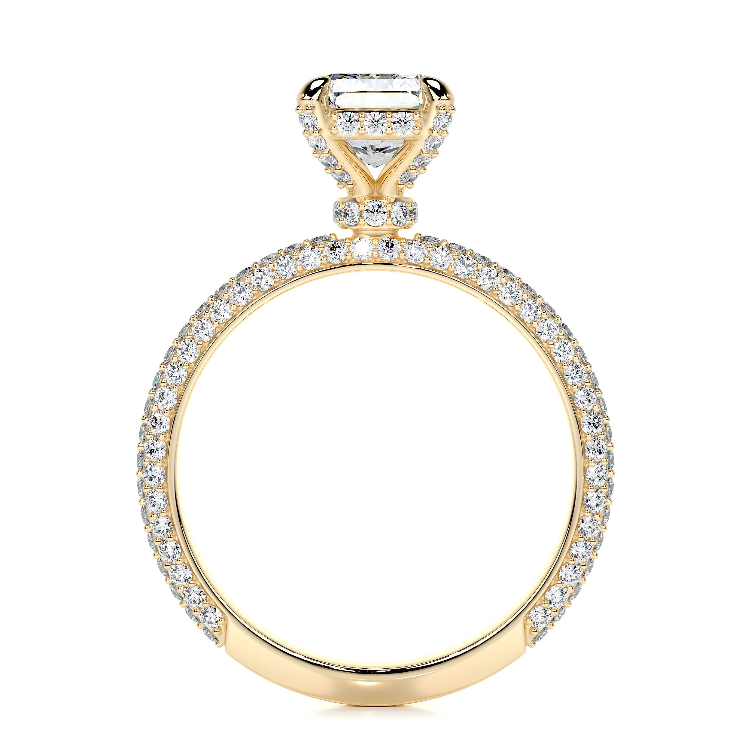 Milly Lab Grown Diamond Ring -18K Yellow Gold