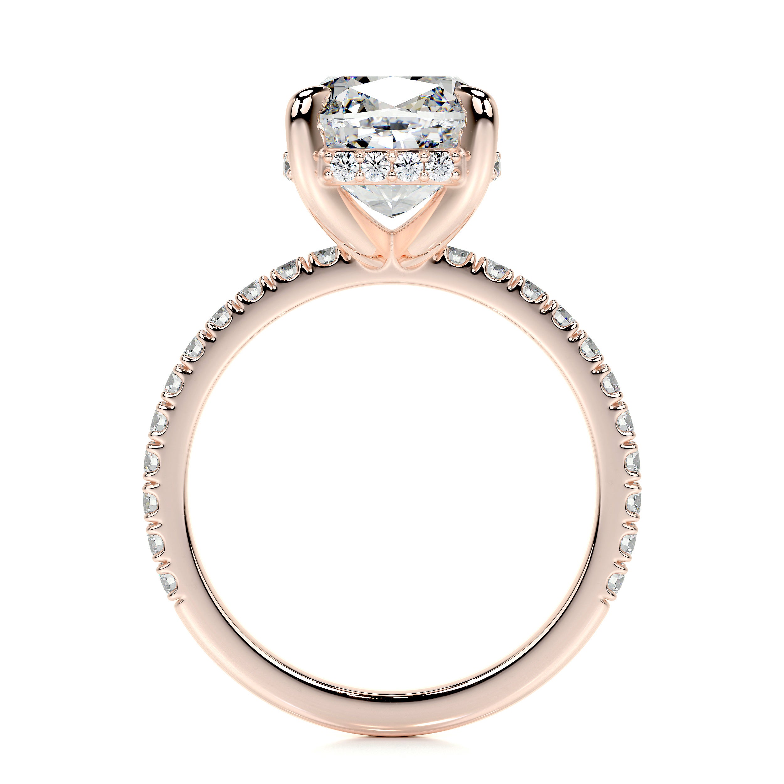 Beatriz Lab Grown Diamond Ring -14K Rose Gold