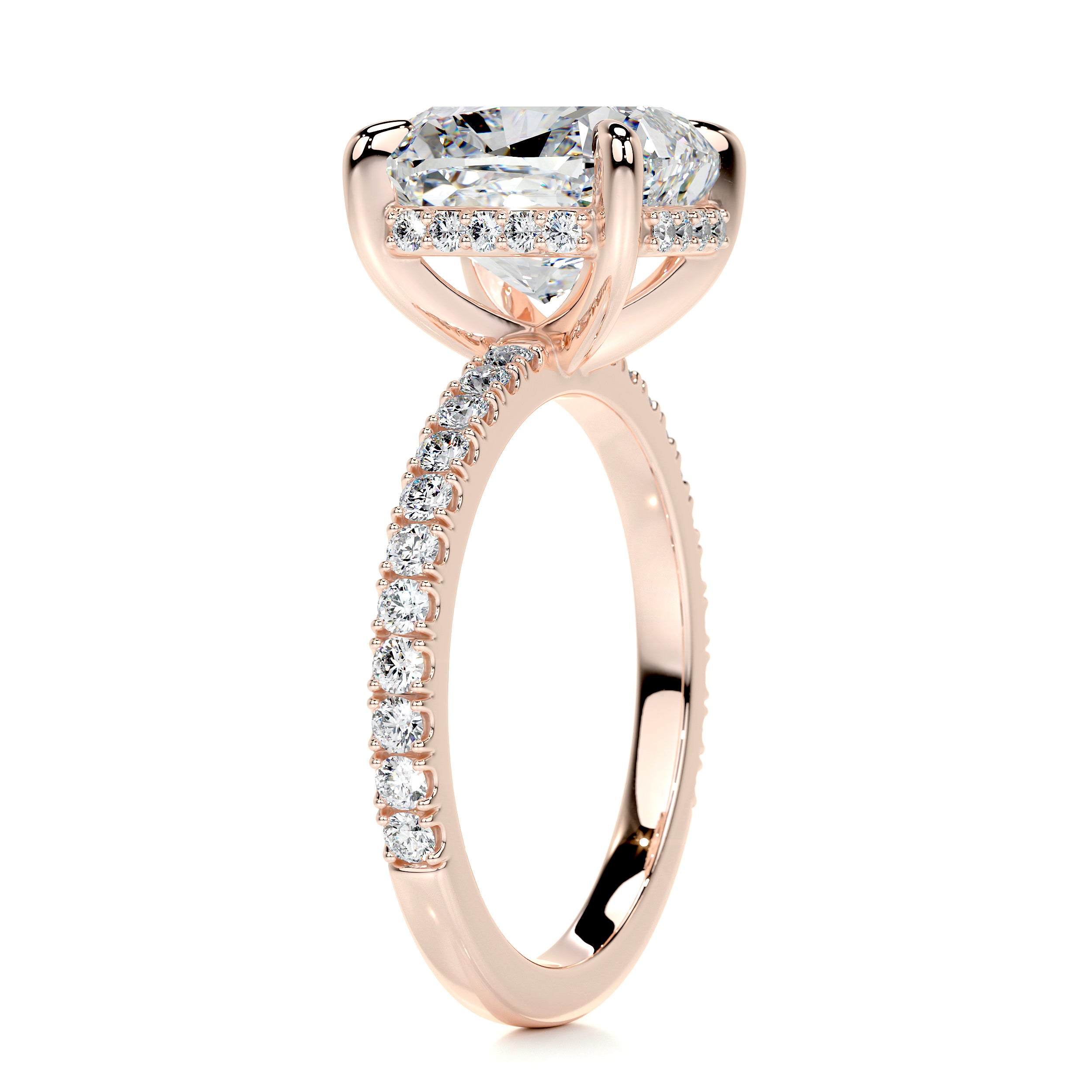 Beatriz Diamond Engagement Ring -14K Rose Gold