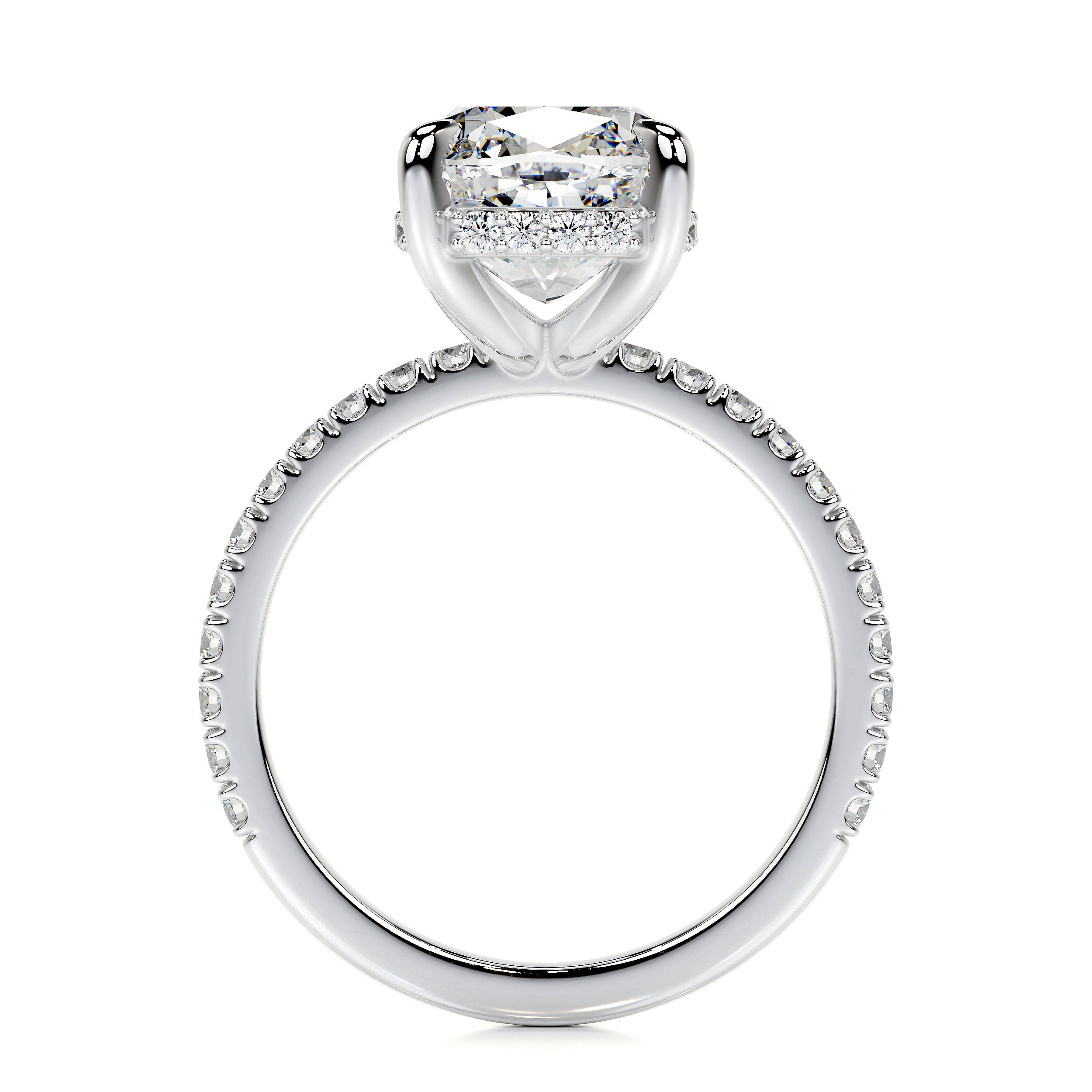Beatriz Lab Grown Diamond Ring -18K White Gold