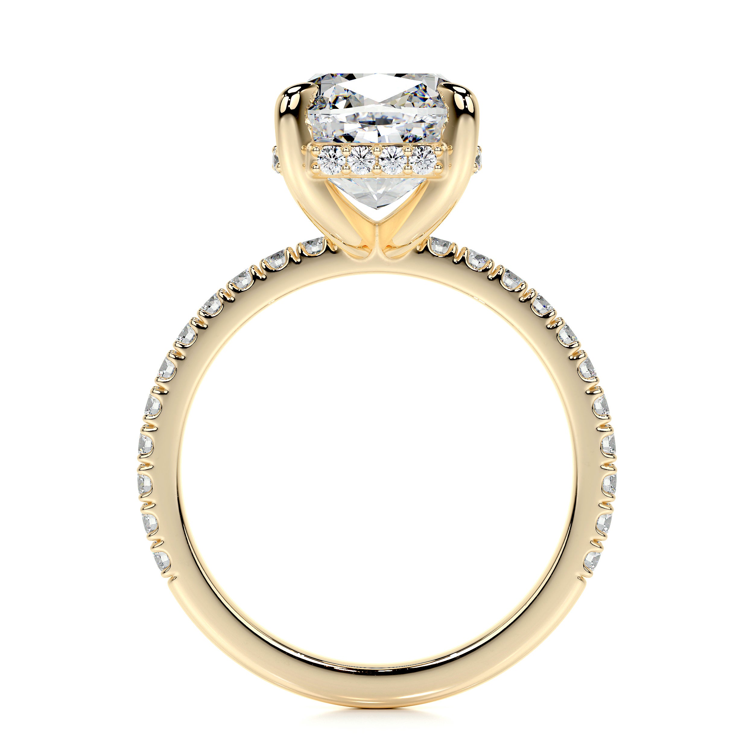 Beatriz Lab Grown Diamond Ring -18K Yellow Gold