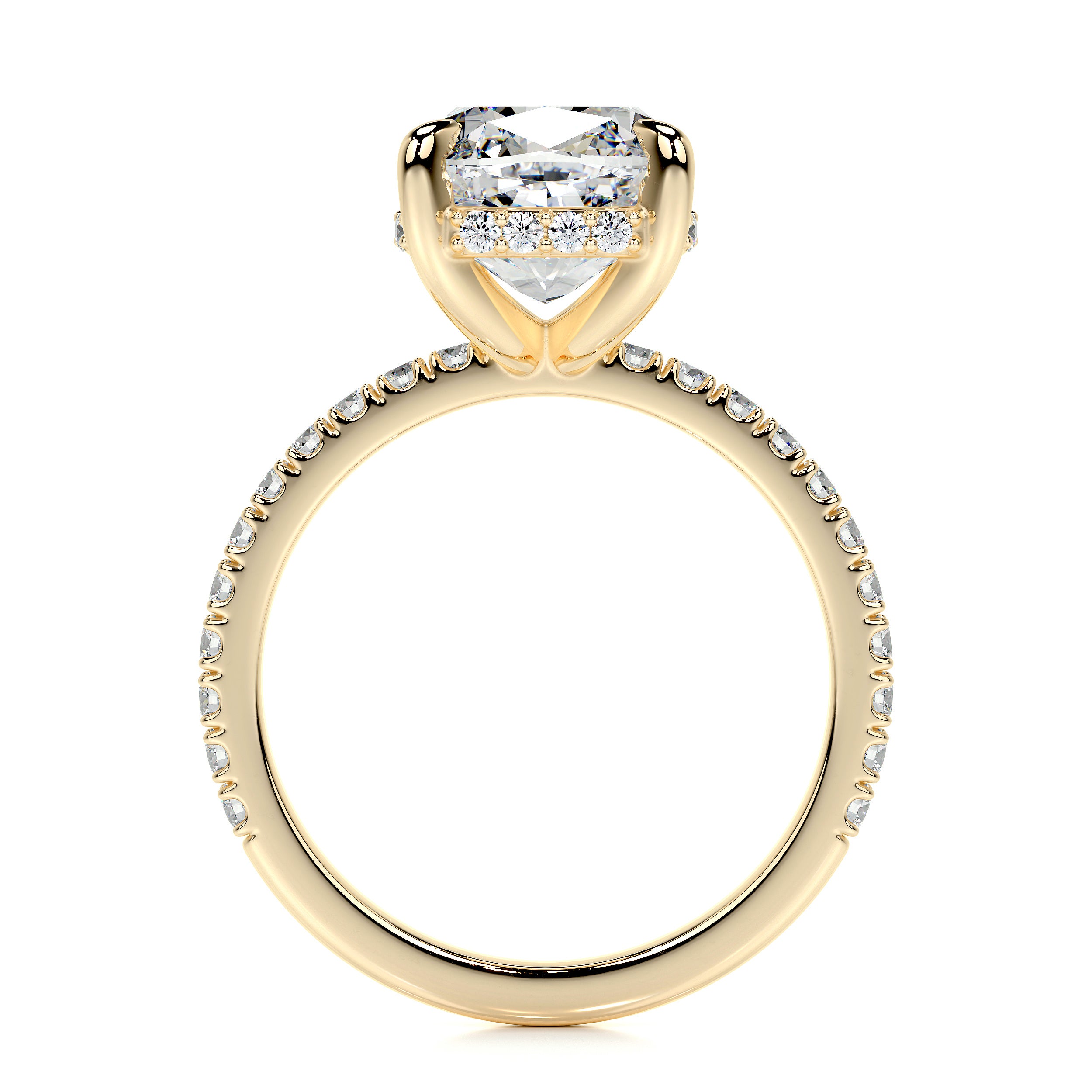 Beatriz Lab Grown Diamond Ring -18K Yellow Gold