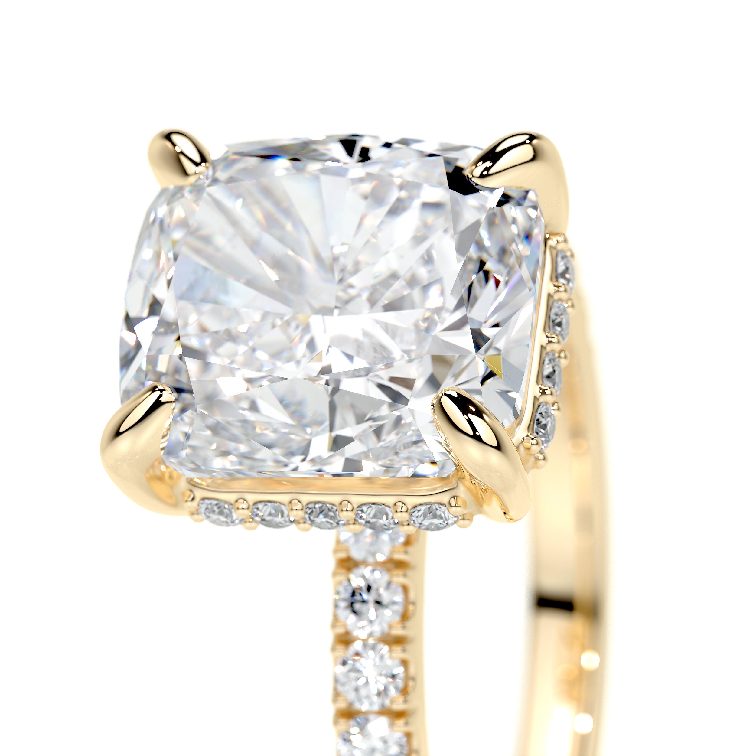 Beatriz Lab Grown Diamond Ring -18K Yellow Gold