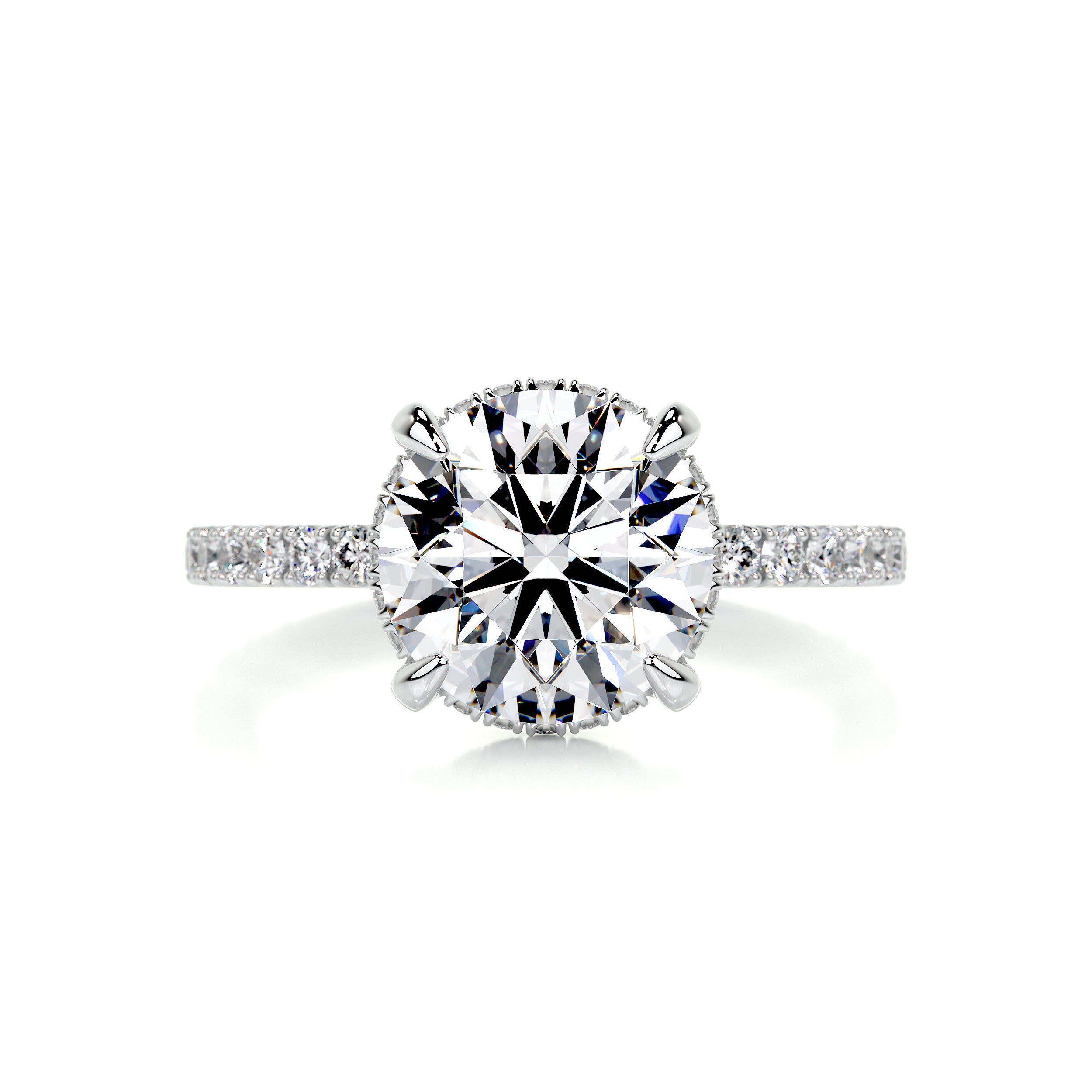 Valeria Diamond Engagement Ring -Platinum