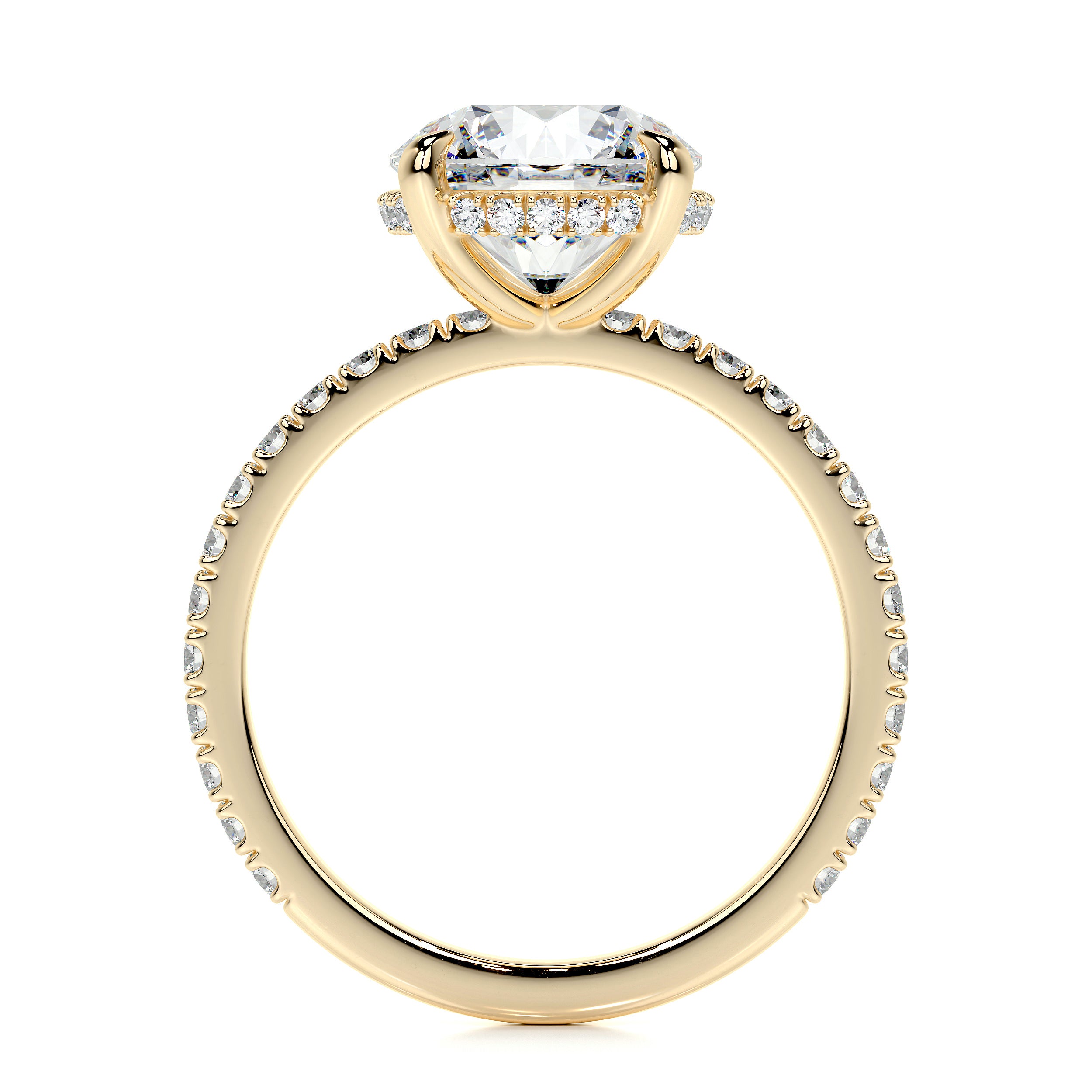 Valeria Lab Grown Diamond Ring -18K Yellow Gold