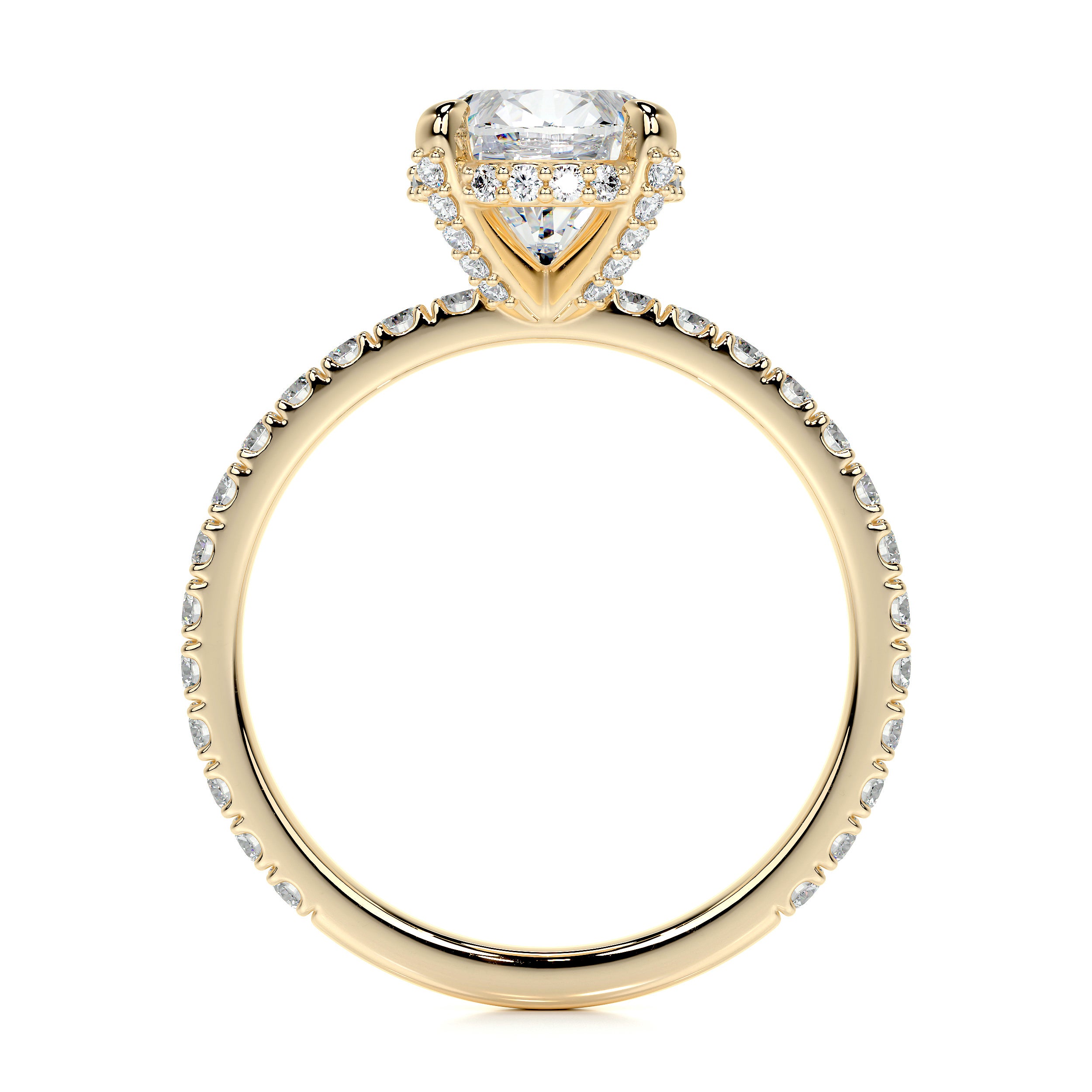 Alicia Lab Grown Diamond Ring -18K Yellow Gold