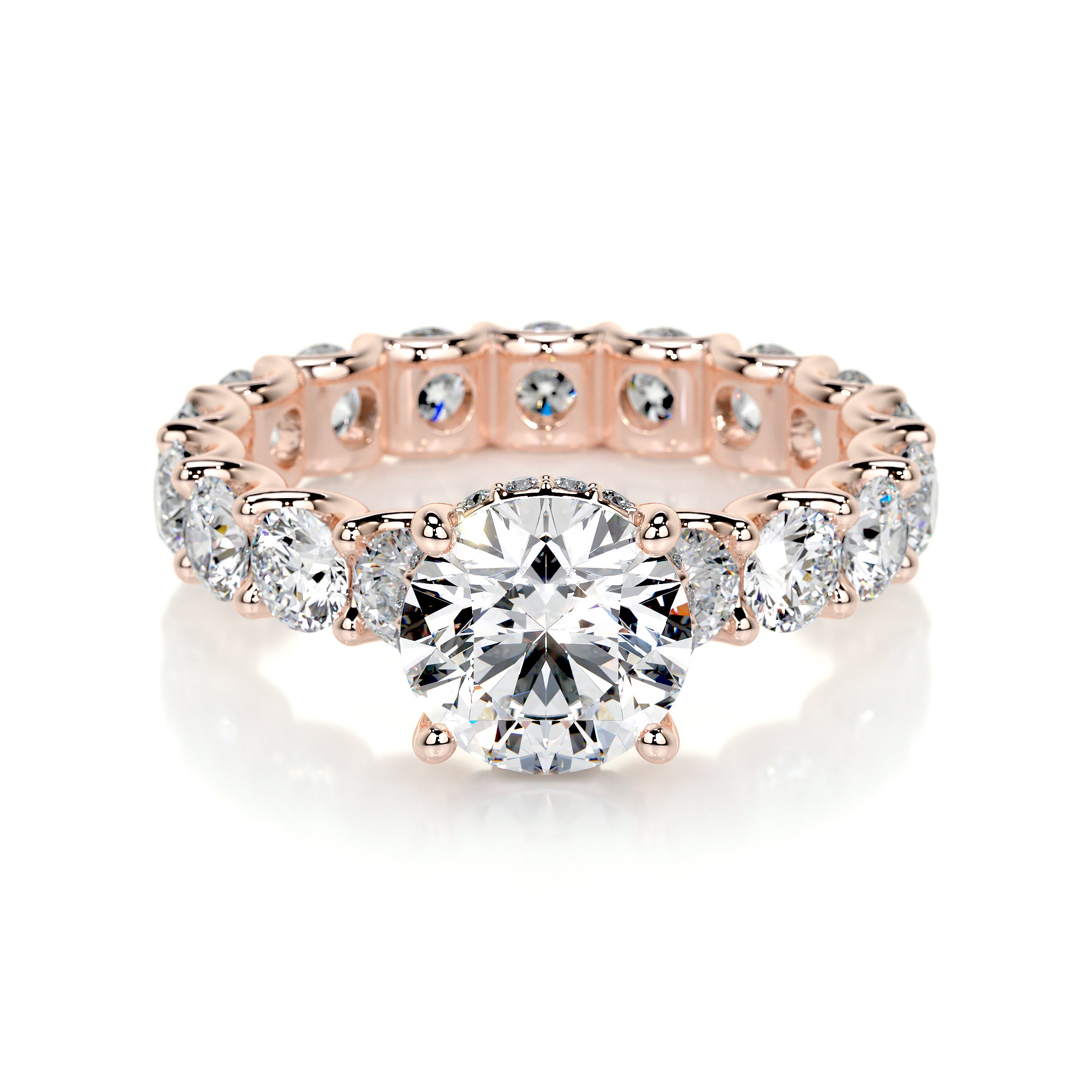 Lola Lab Grown Diamond Ring -14K Rose Gold