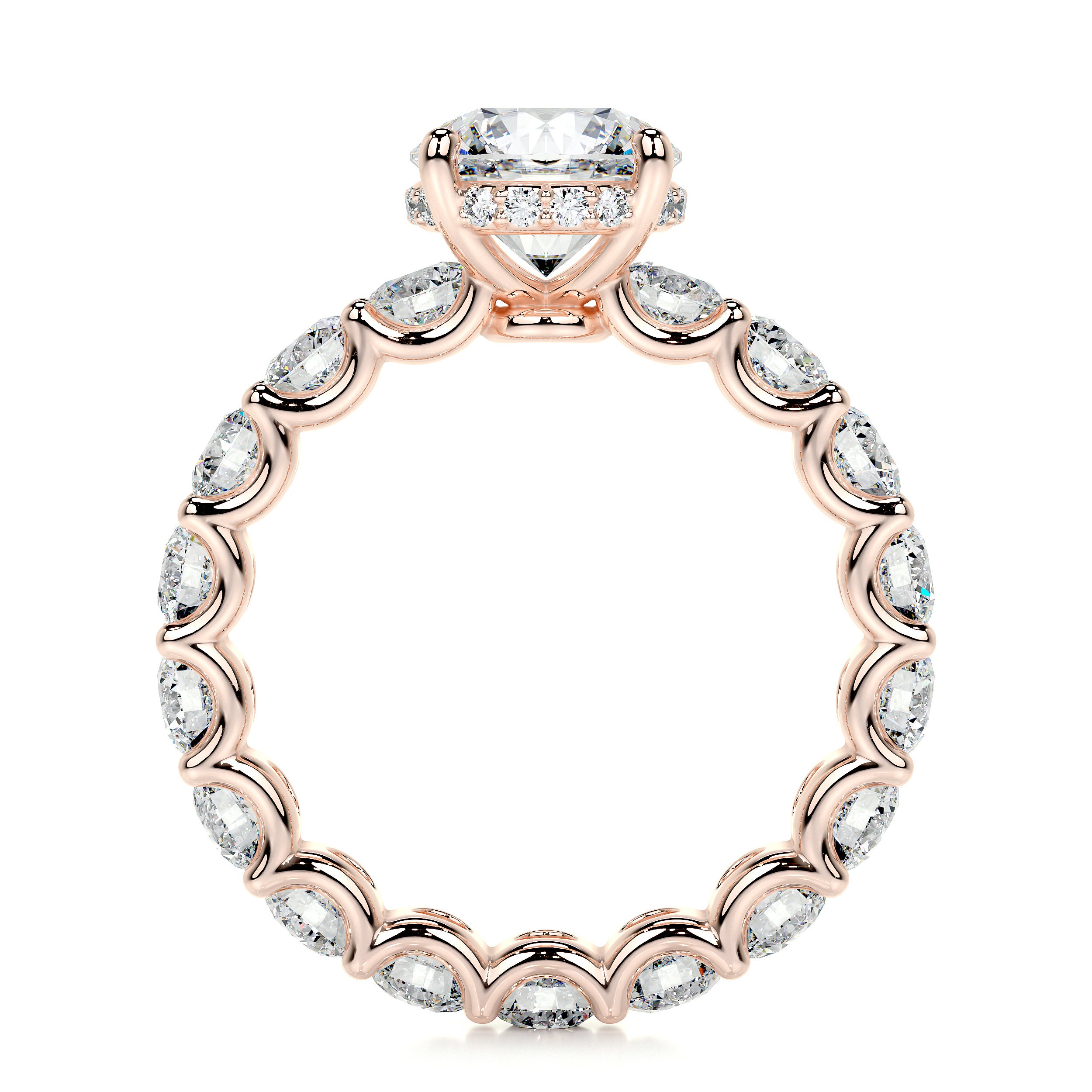 Lola Lab Grown Diamond Ring -14K Rose Gold