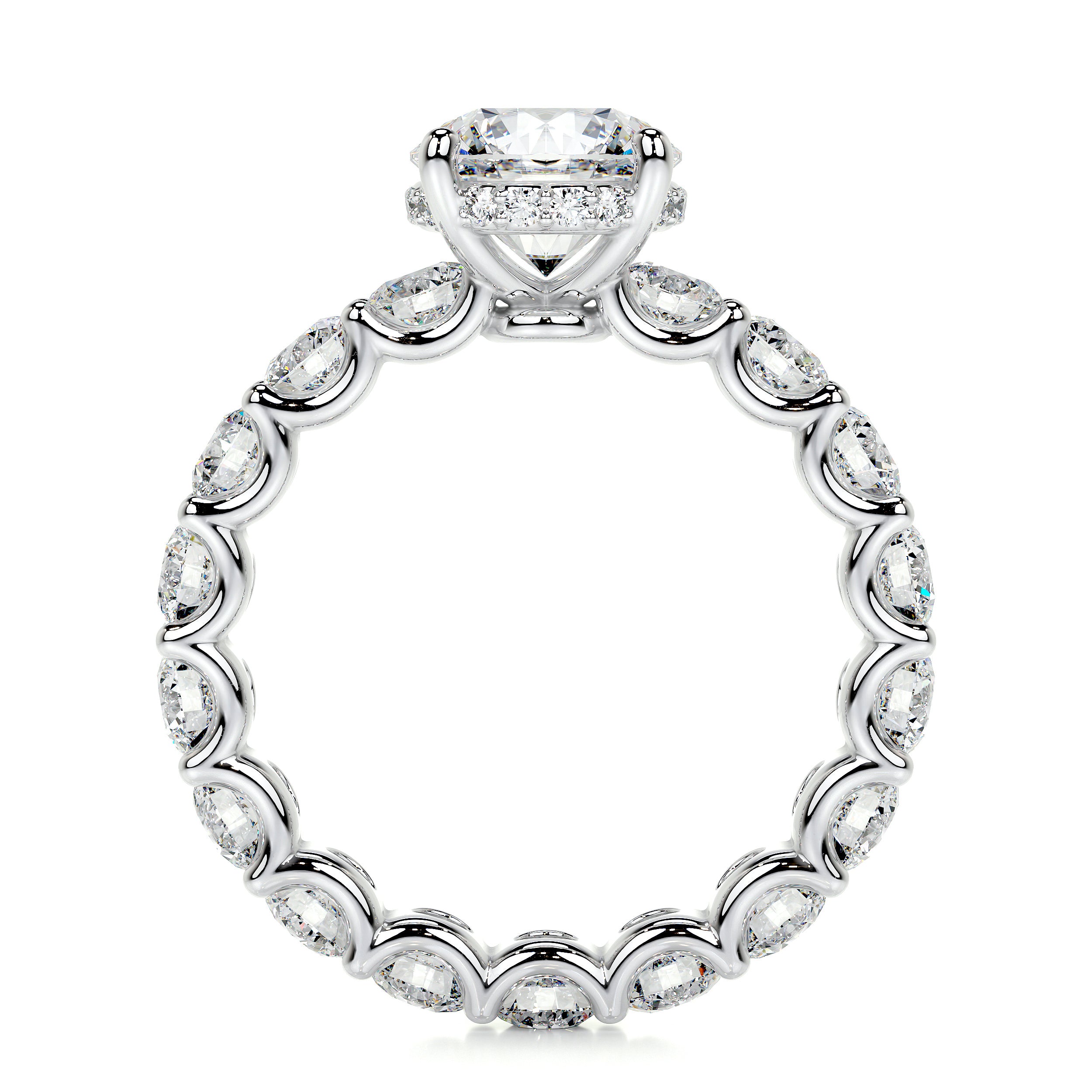 Lola Lab Grown Diamond Ring -14K White Gold